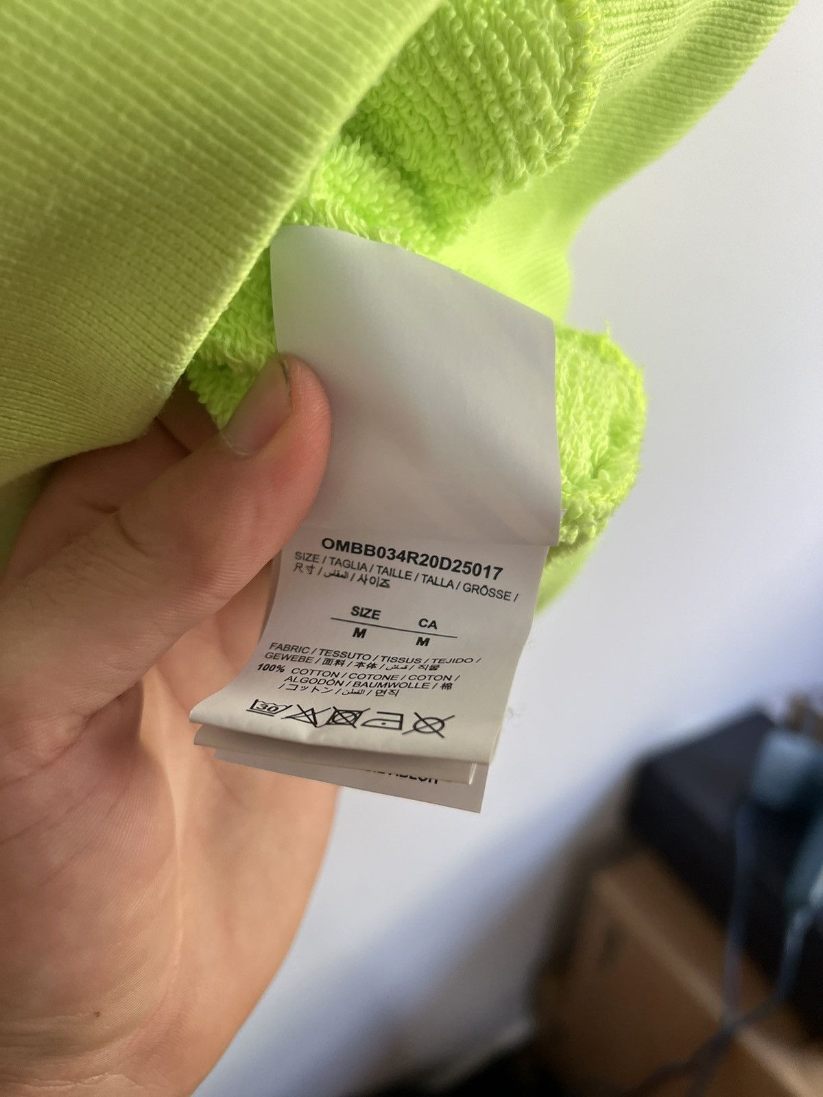 Off-White Off white yellow logo Hoodie Size US M / EU 48-50 / 2 - 10 Thumbnail