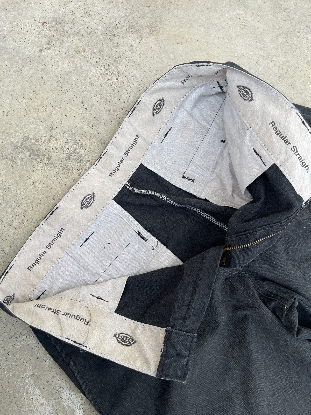 Carhartt × Dickies × Vintage Vintage Faded Distressed Dickies Black Pants Size US 33 - 10 Thumbnail