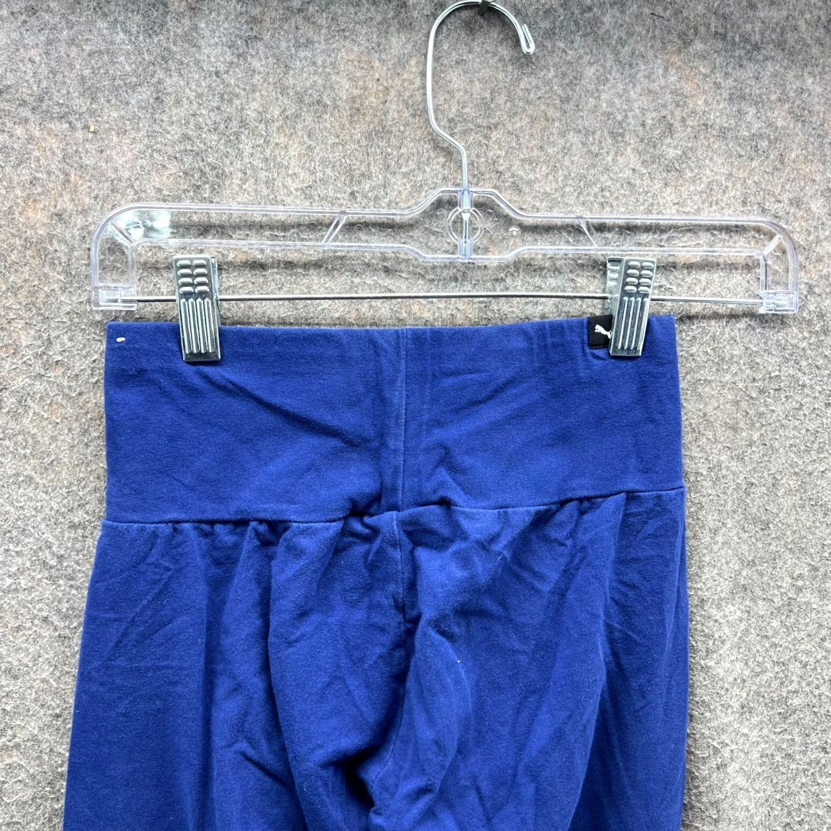 Puma PUMA Leggings Pants Womens Medium Blue Fleece Athletic Skinny Pockets Size 32" / US 10 / IT 46 - 3 Thumbnail
