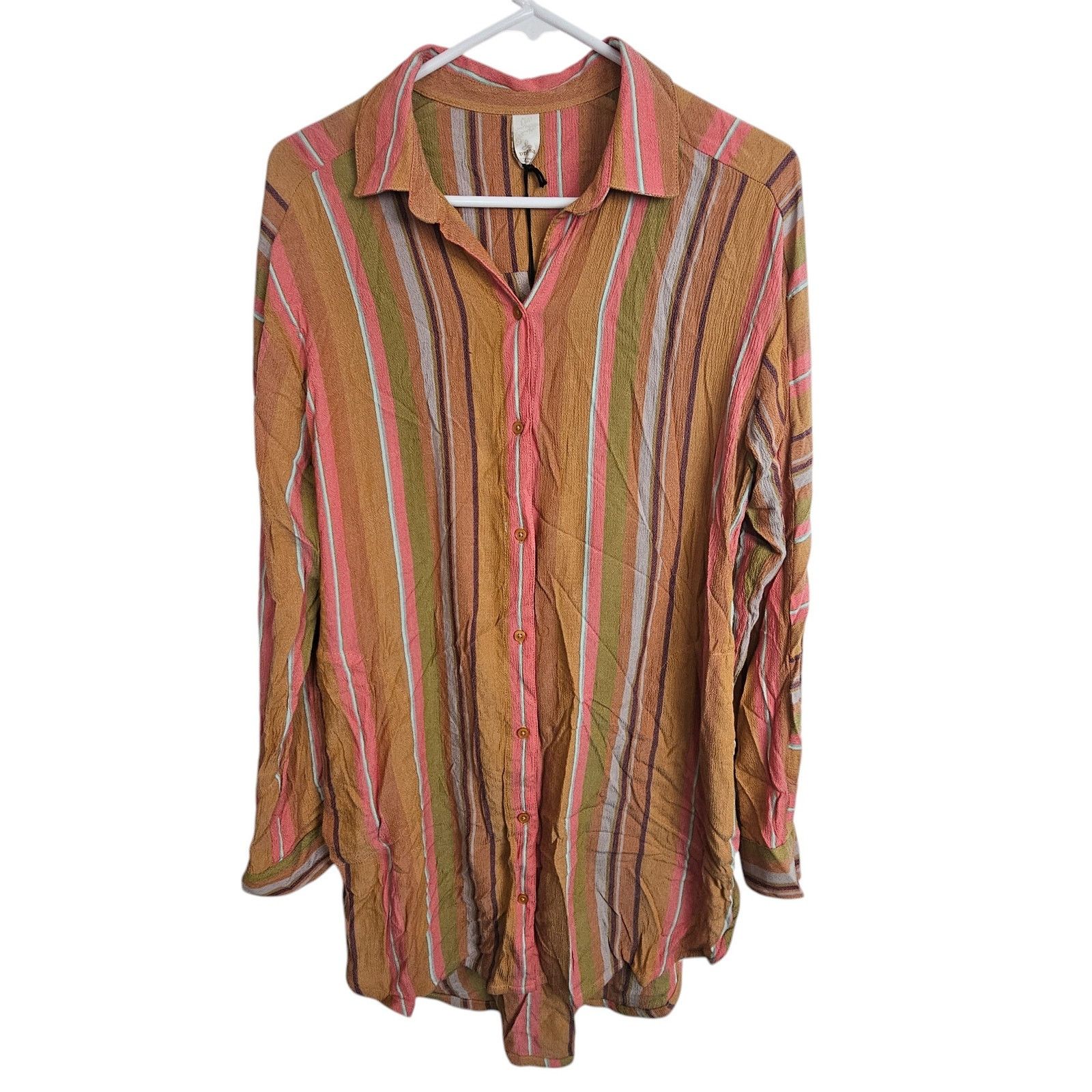 Prana Prana Womens Scheena Tunic M Cacti Soleil Striped Layering Size M / US 6-8 / IT 42-44 - 2 Thumbnail