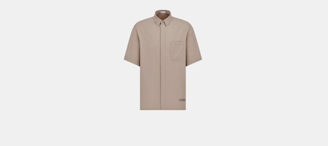 o1w1db10824 Short-Sleeved Shirt in Dark Beige