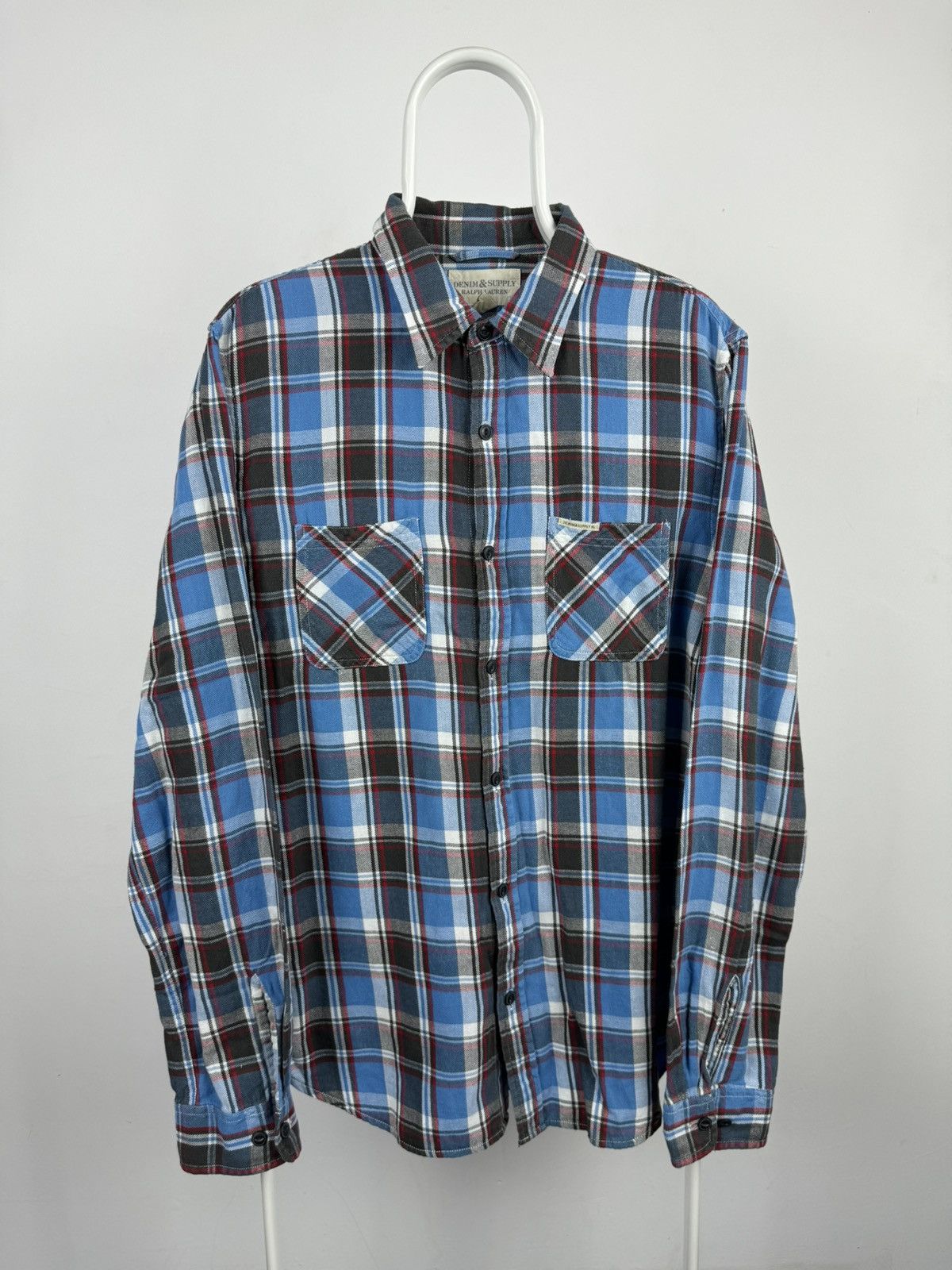 Denim & Supply Ralph Lauren × Vintage Vintage Denim & Supply Polo Ralph Lauren Long Sleeve Shirt Size US L / EU 52-54 / 3 - 1 Thumbnail