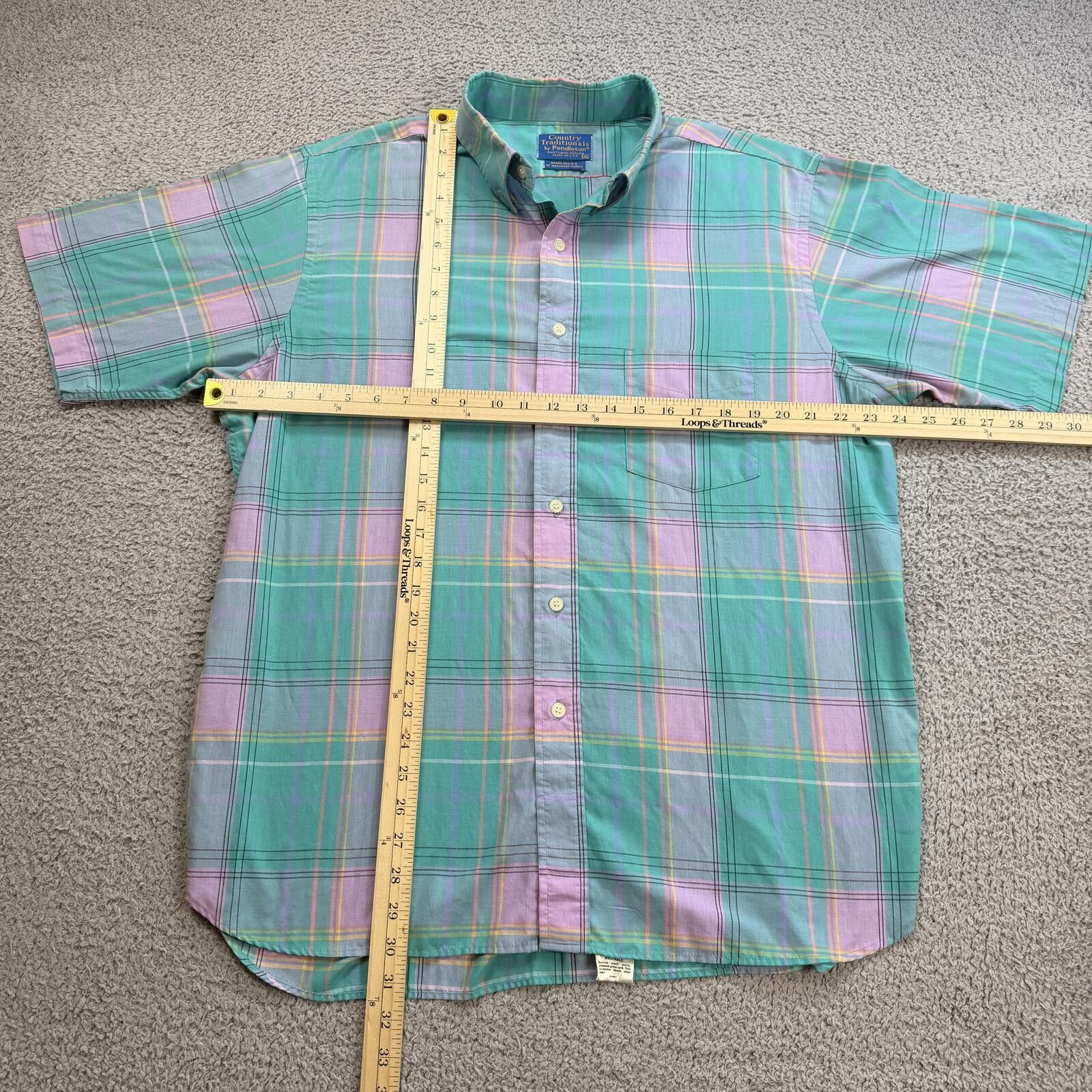Pendleton Pendleton Country Traditionals Plaid Button Up Shirt XL Size US XL / EU 56 / 4 - 3 Thumbnail