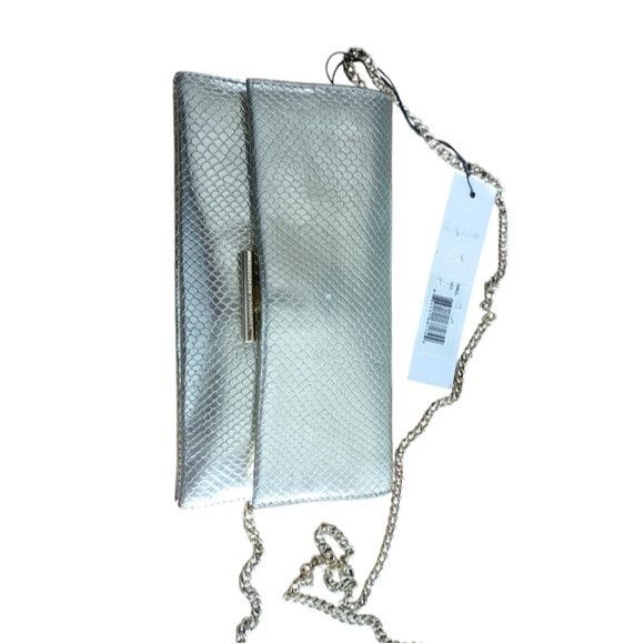 Loeffler Randall Pre-Owned Loeffler Randall Tab Embossed Metallic Leather Clu Size ONE SIZE - 1 Thumbnail