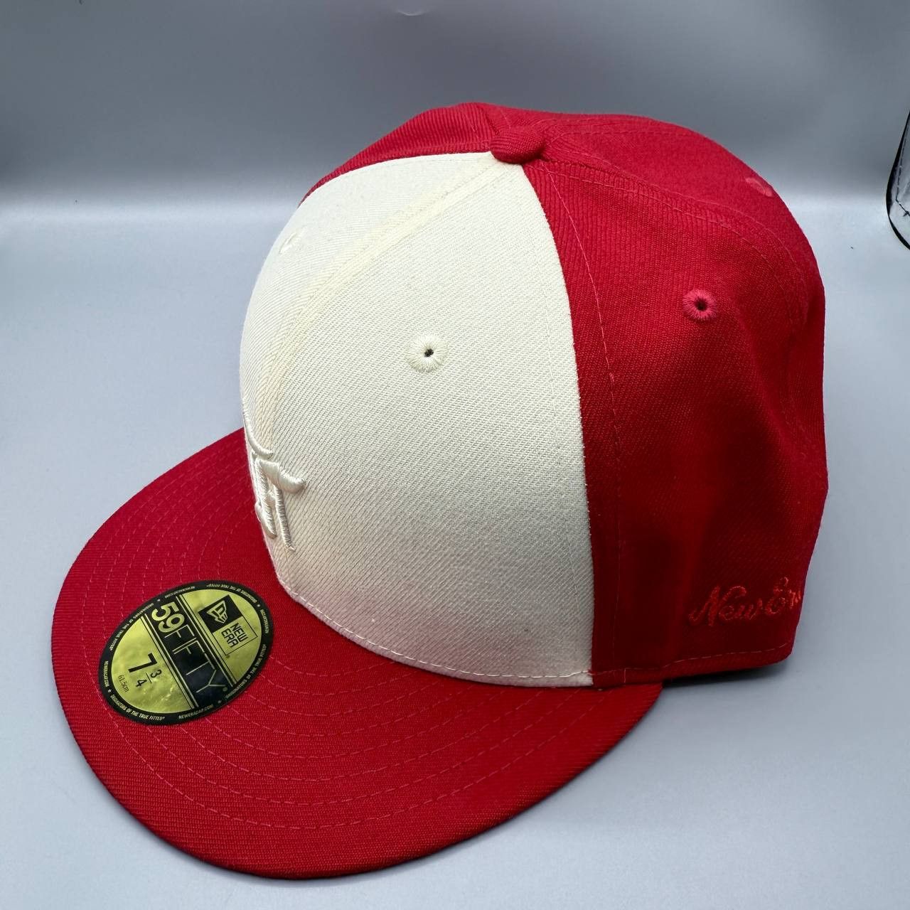 New Era Fear Of God 7 3/4 Red 59Fifty New Era Hat Fitted Cap FOG New Size ONE SIZE - 3 Thumbnail