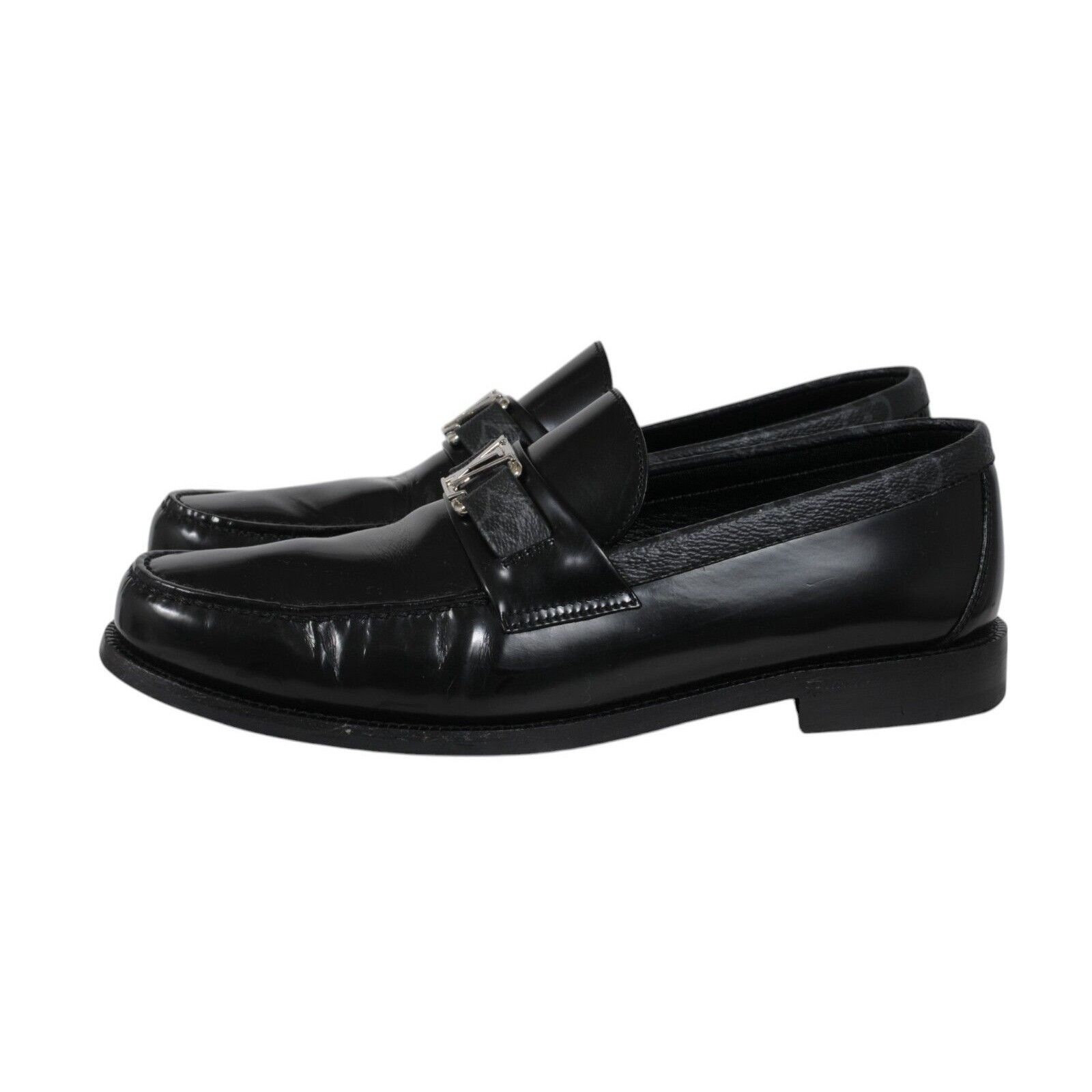 Louis Vuitton Major Loafers Black Leather - 02492 Size US 7.5 / EU 40-41 - 4 Thumbnail