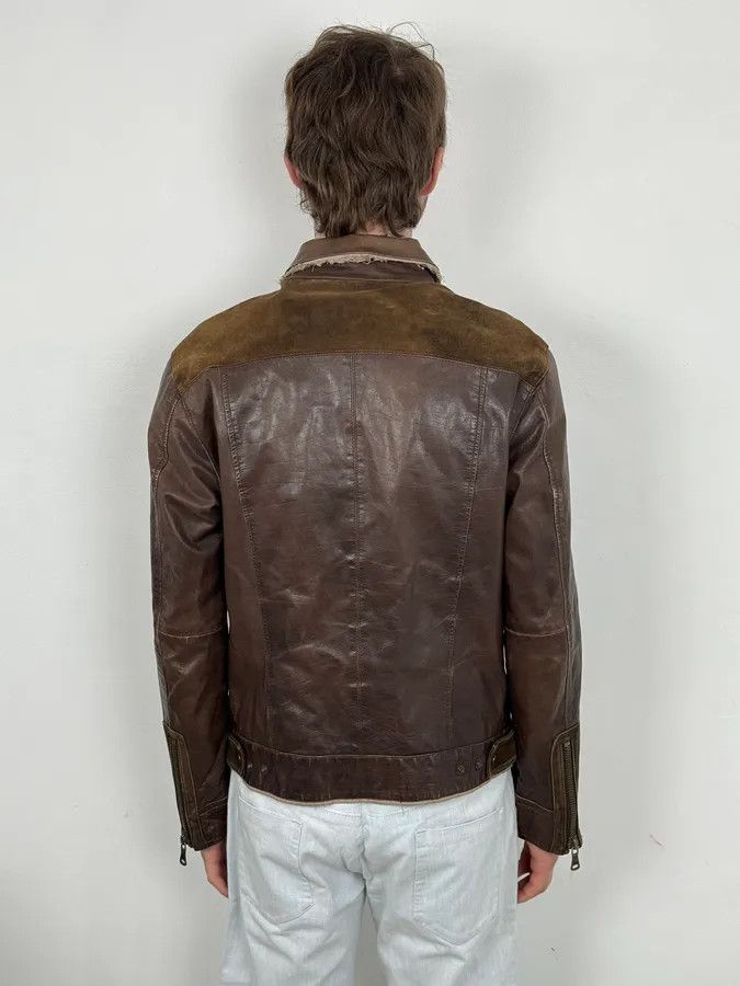 Dolce & Gabbana 2000s Dolce & Gabbana Brown Leather Rodeo Jacket Size US M / EU 48-50 / 2 - 3 Thumbnail