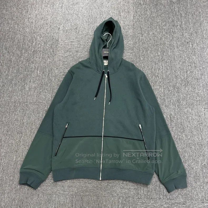 Hermes Hermes Nylon patchwork hooded sweatshirt Size US XXL / EU 58 / 5 - 1 Thumbnail