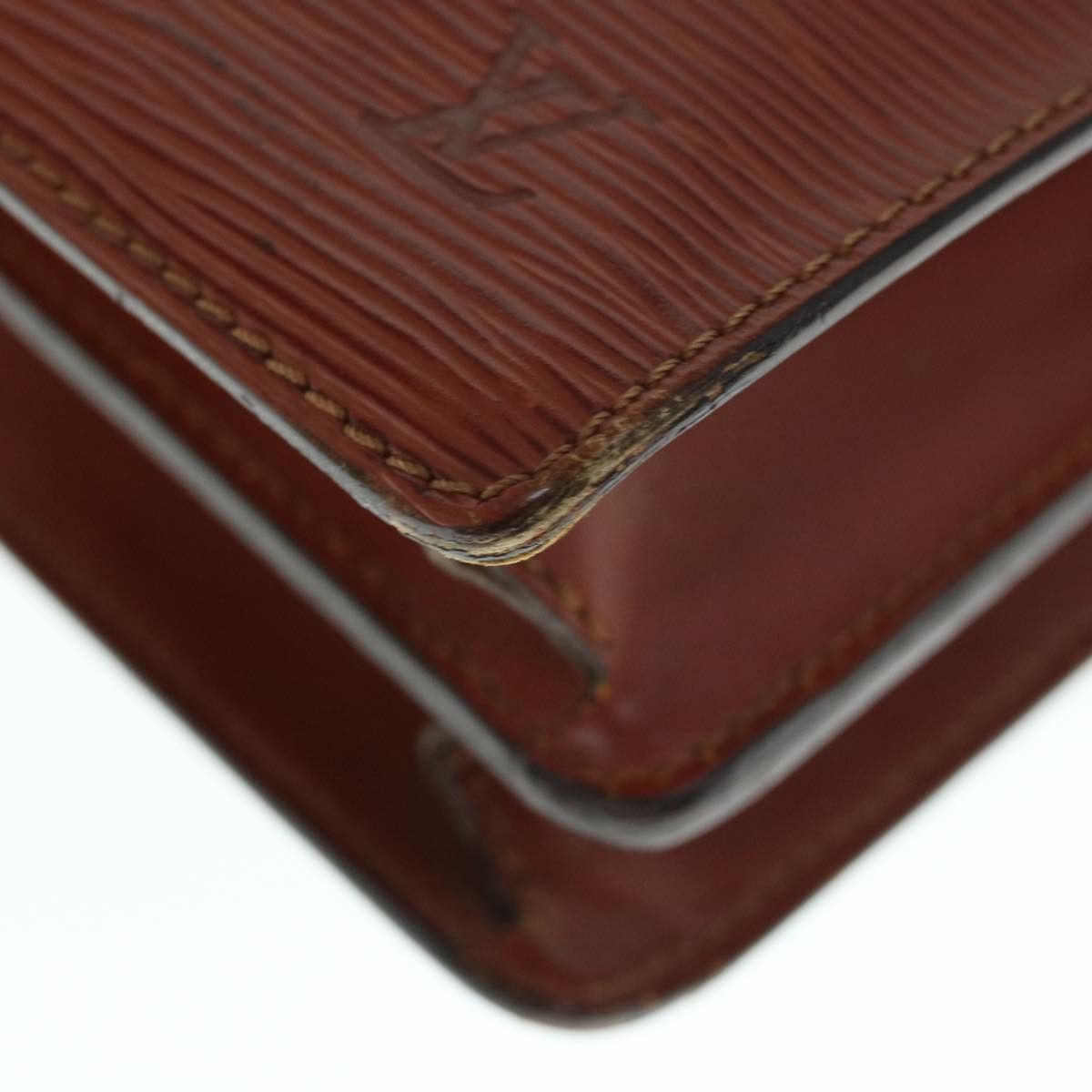 Louis Vuitton LOUIS VUITTON Epi Biface Hand Bag Brown M52323 Size ONE SIZE - 16 Thumbnail