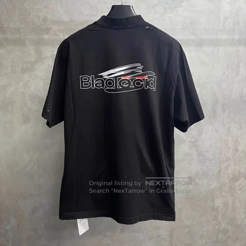 Balenciaga Balenciaga Black Logo Print Short Sleeve T-Shirt. Size US XS / EU 42 / 0 - 2 Thumbnail