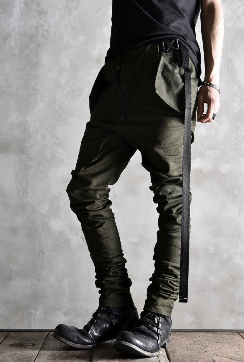 Japanese Brand LOOM OSAKA×SISTERE Slashed Flap Elongated Trousers Size US 32 / EU 48 - 2 Thumbnail