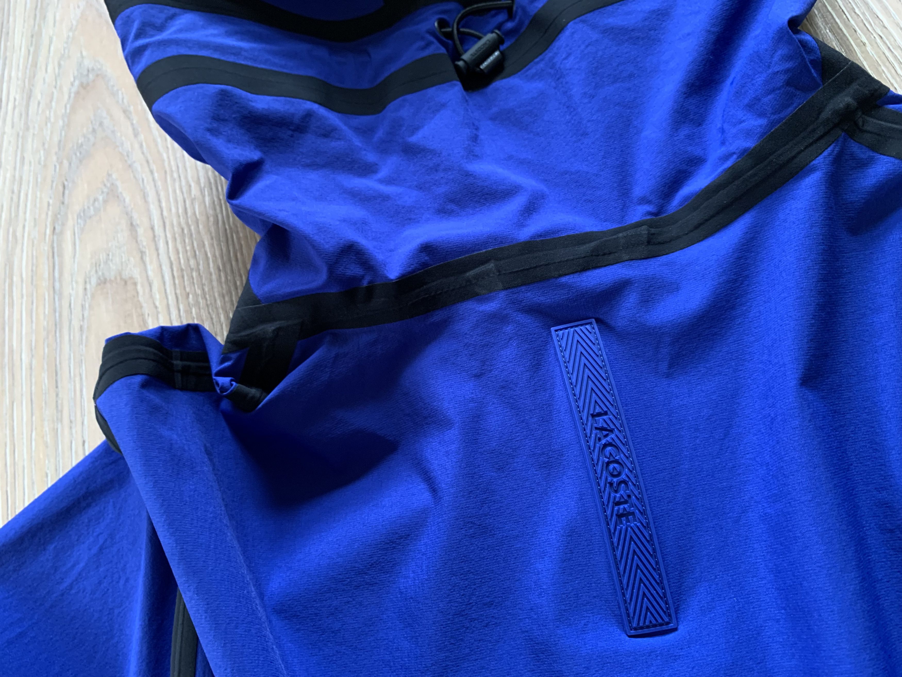 Lacoste Lacoste Men's Cosmic Hooded Lettering Light Zip Jacket Size US M / EU 48-50 / 2 - 7 Thumbnail