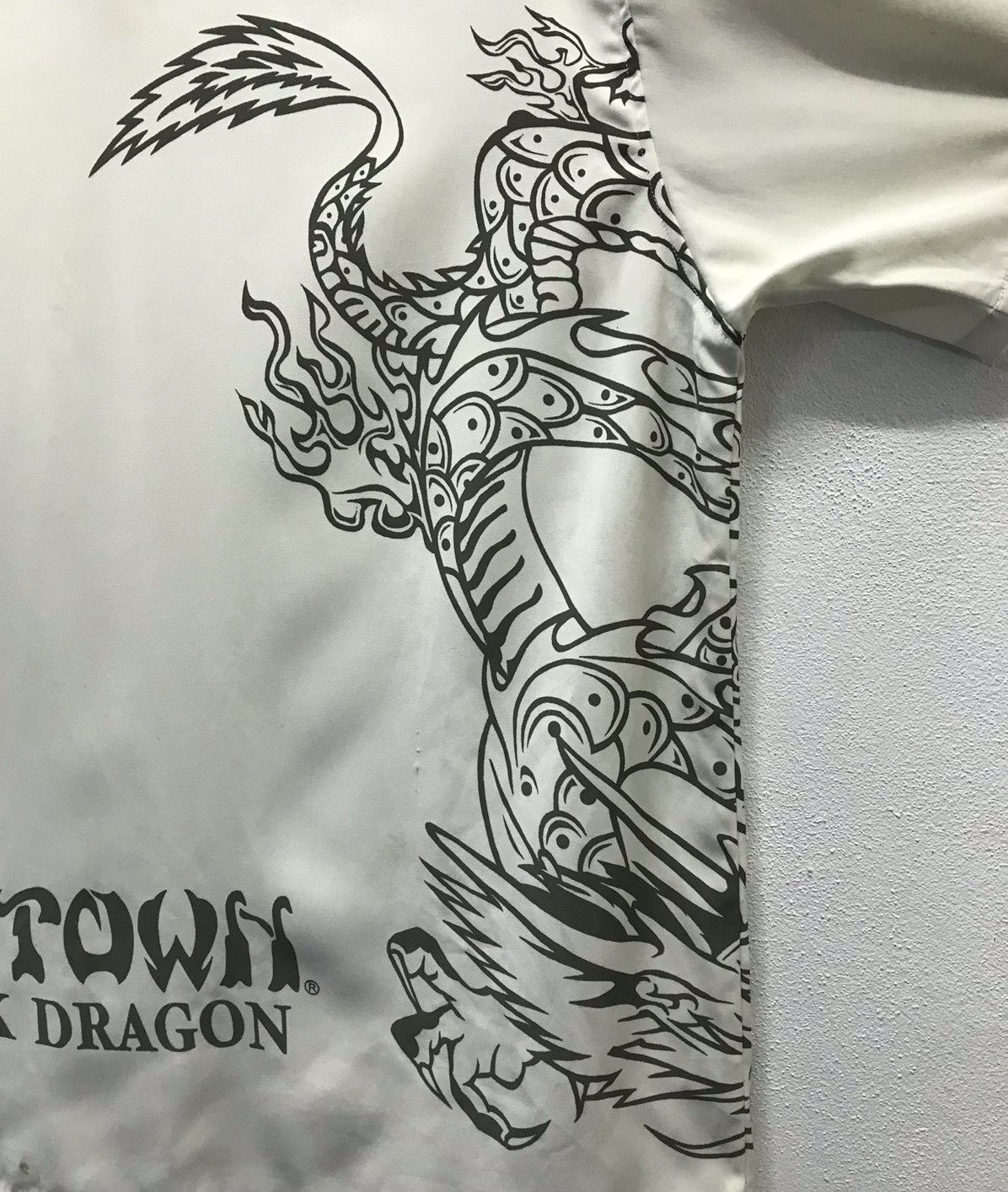 Dogtown × Vintage Vintage Dog Town Black Dragon Shirt Button Up Size US XL / EU 56 / 4 - 9 Thumbnail
