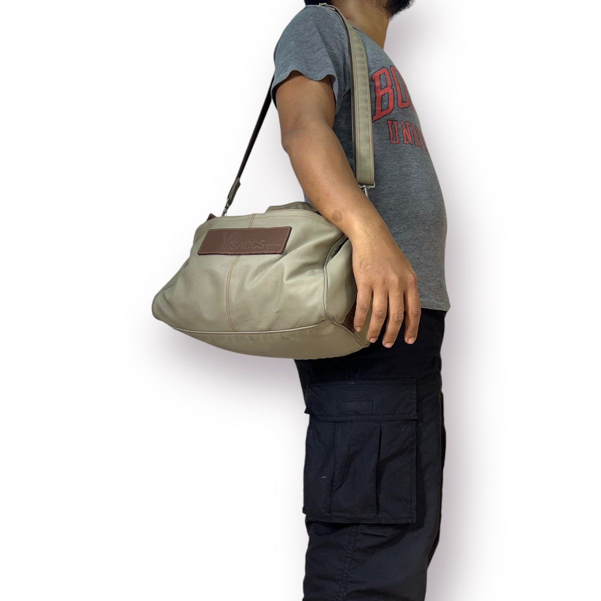 Yohji Yamamoto 🔥 Vintage Y'saccs Yohji Yamamoto Packable Bag sling Size ONE SIZE - 16 Thumbnail