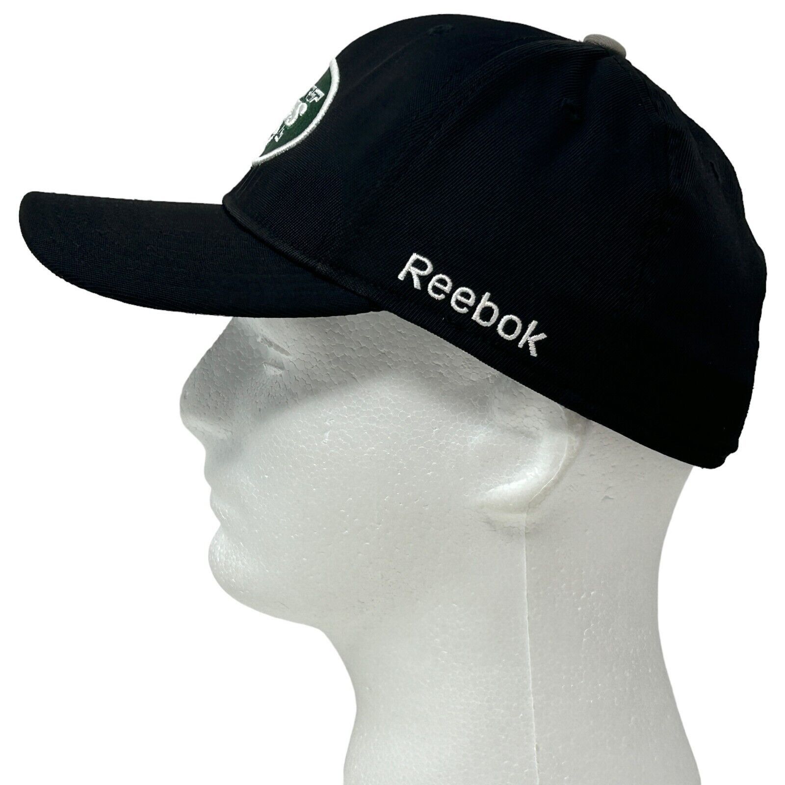 Reebok New York NY Jets Hat Baseball Cap NFL Reebok Black L-XL Size ONE SIZE - 5 Thumbnail