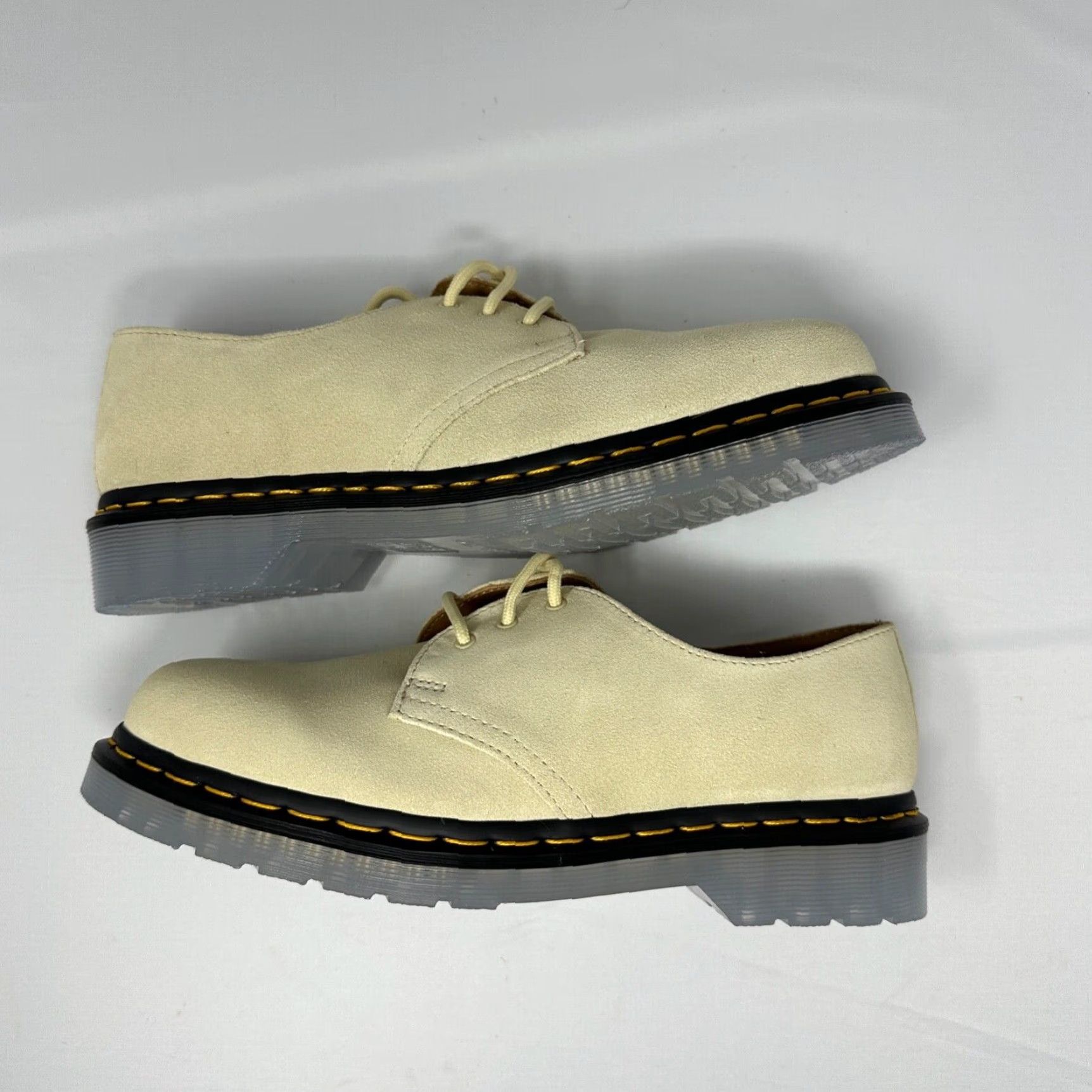 Dr. Martens Dr Martens 1461 Iced Mens 8 Low Top Oxford Shoes Ivory Toile Cream E.H. Suede Size US M / EU 48-50 / 2 - 2 Thumbnail