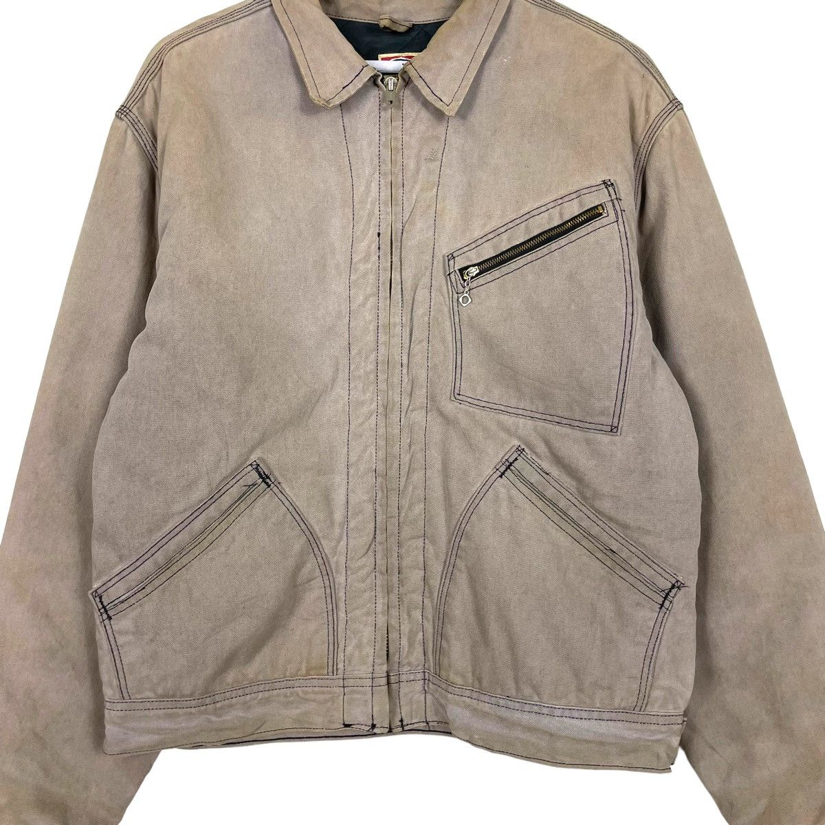 Other 💥90 CARTERS USA DUCK CANVAS BIKER JACKET Size US M / EU 48-50 / 2 - 4 Thumbnail