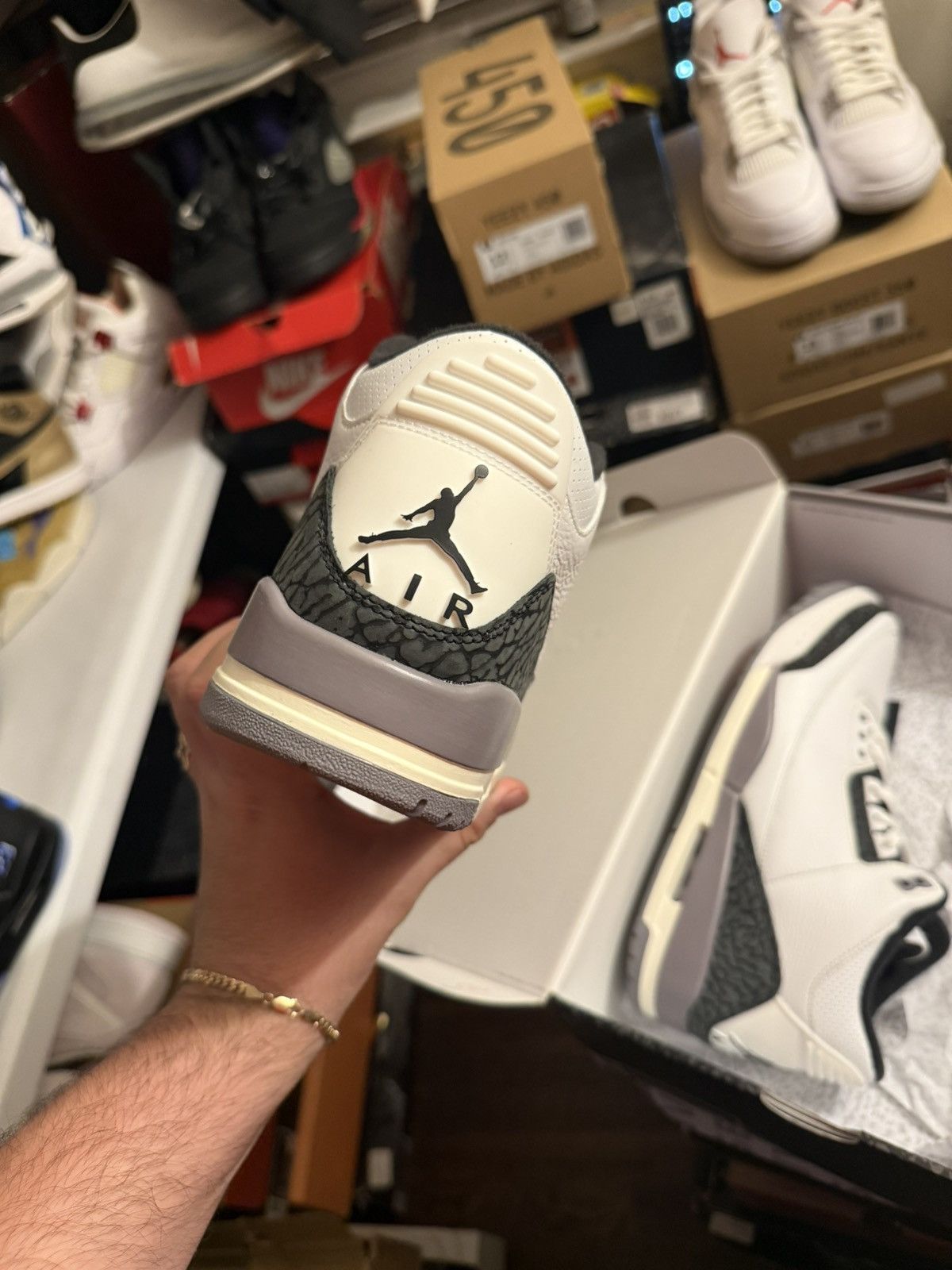 Jordan Brand Jordan retro 3 cement grey size 10.5 Size US 10.5 / EU 43-44 - 4 Thumbnail