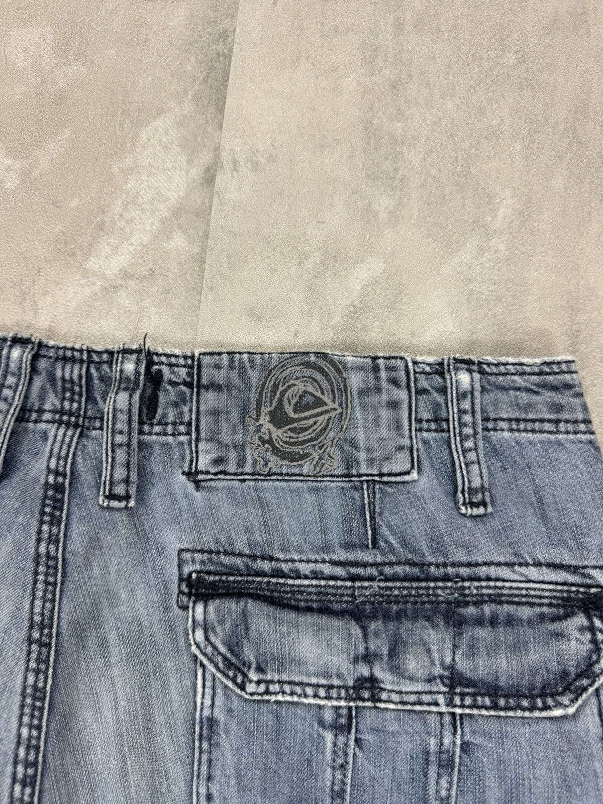Quiksilver QUIKJEAN Denim Shorts Vintage Rap Hip-Hop skateboarding Size US 32 / EU 48 - 15 Thumbnail