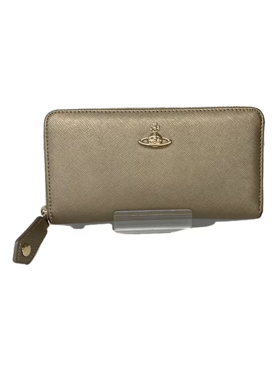 Vivienne Westwood Vivienne Westwood Plain Long Wallet Gold Size ONE SIZE - 1 Thumbnail