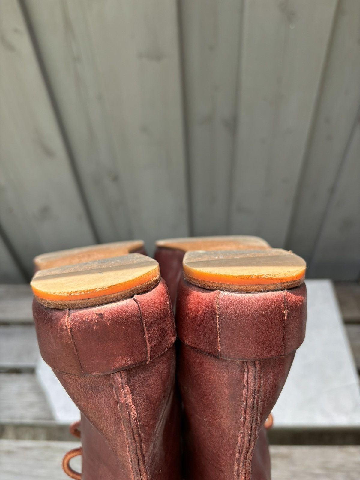 Designer × Feit Feit Classic High Leather Shoes Size 37 - 7 Goodyear Oxblood Size US 7 / IT 37 - 12 Thumbnail