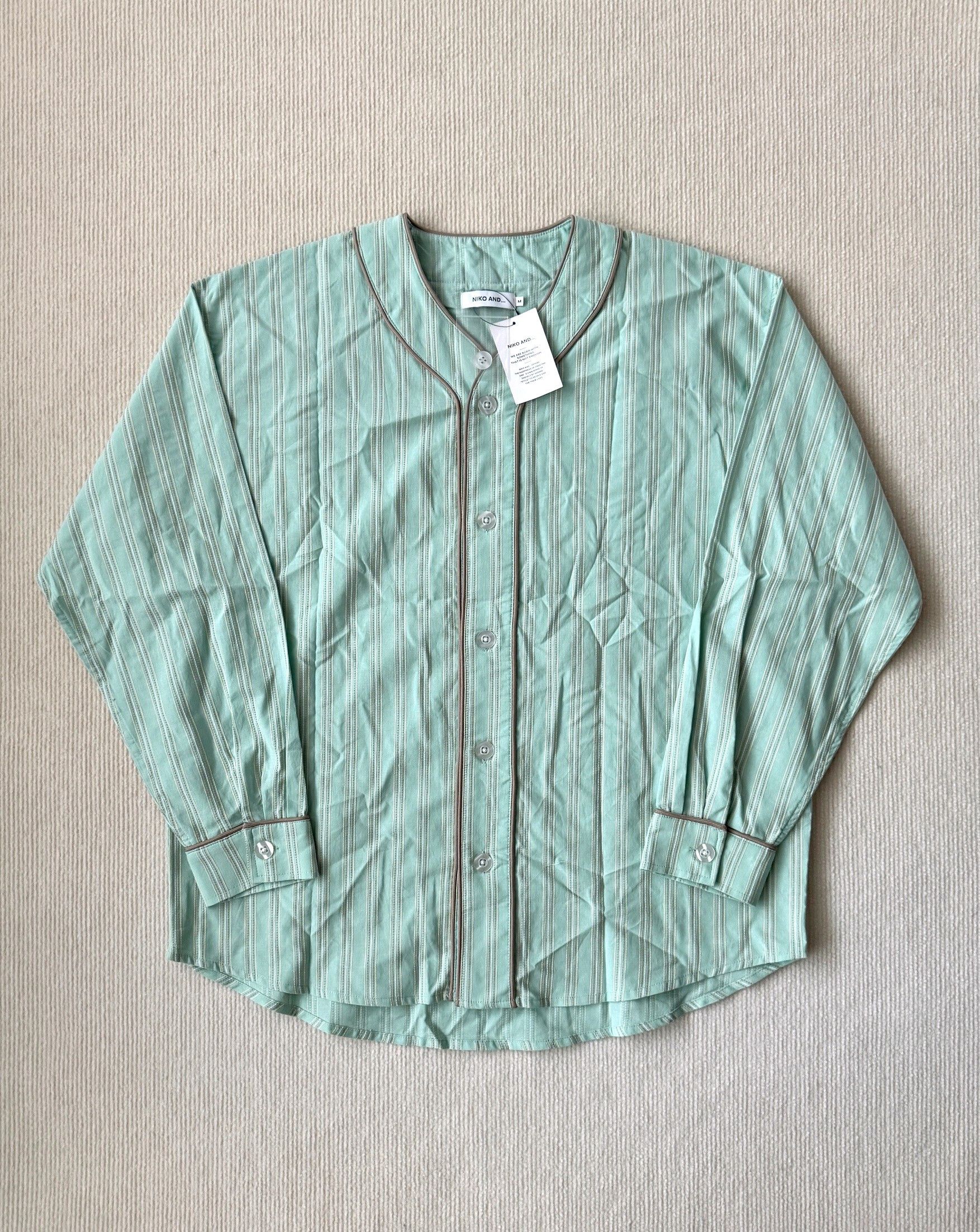 Other Niko and ... Japan Boxy Striped Baseball Shirt Size US M / EU 48-50 / 2 - 2 Thumbnail