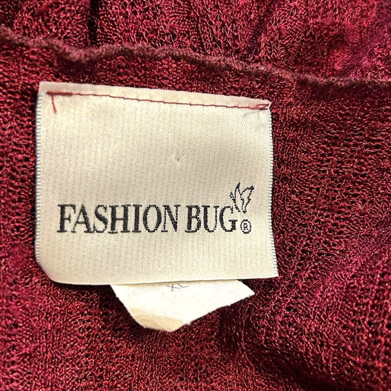 Vintage VINTAGE Fashion Bug Blouse Shirt Womens XL Red Long Sleeve Y2K Belle V-Neck Pullover Solid Pattern Size XL / US 12-14 / IT 48-50 - 4 Thumbnail