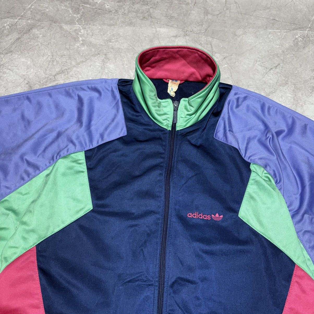 Adidas Vintage Adidas 90s West Germany Style Track Jacket Size US L / EU 52-54 / 3 - 3 Thumbnail