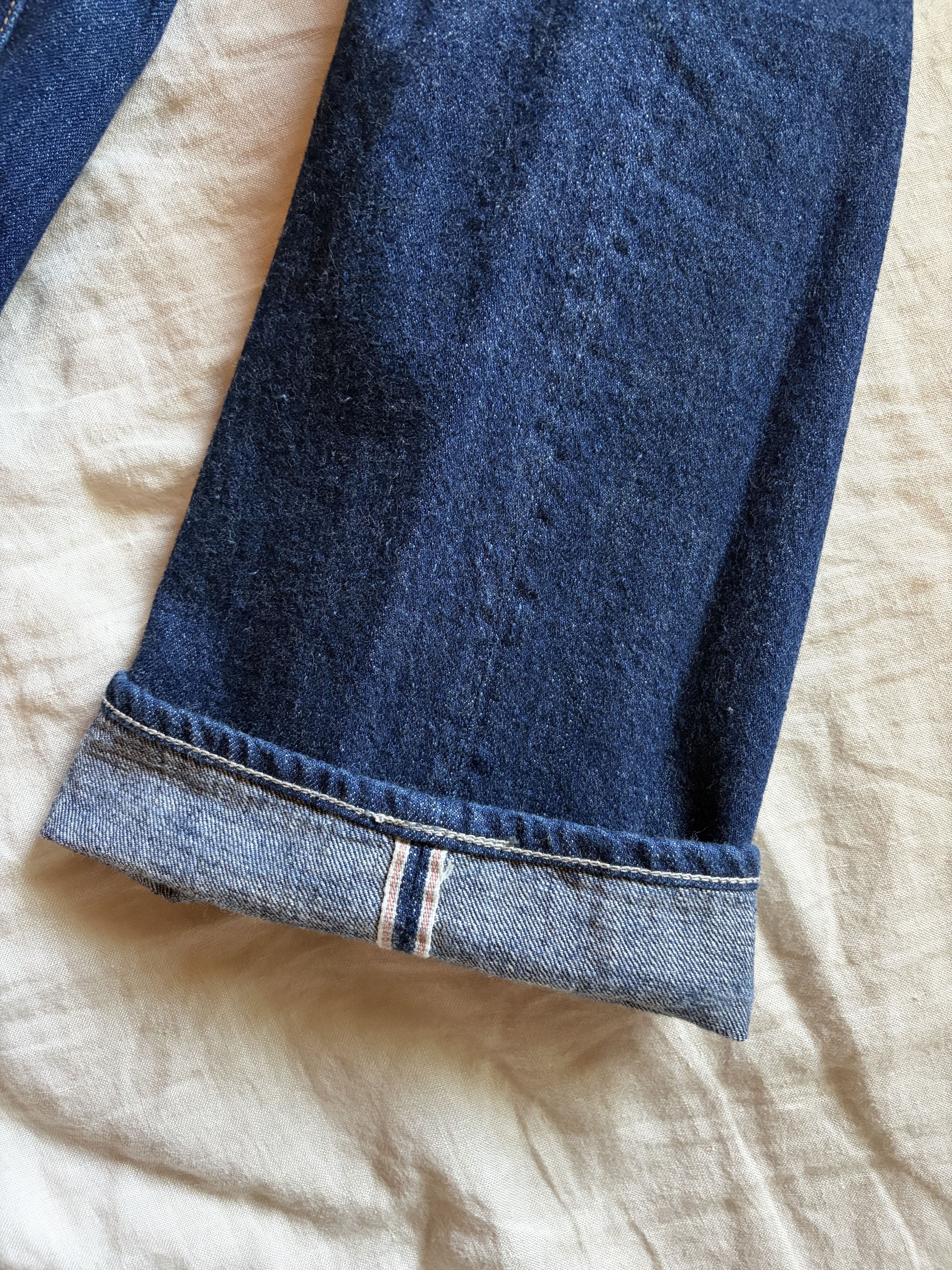 Orslow Orslow High Waisted Women’s Selvedge Jeans Size 29" - 4 Thumbnail