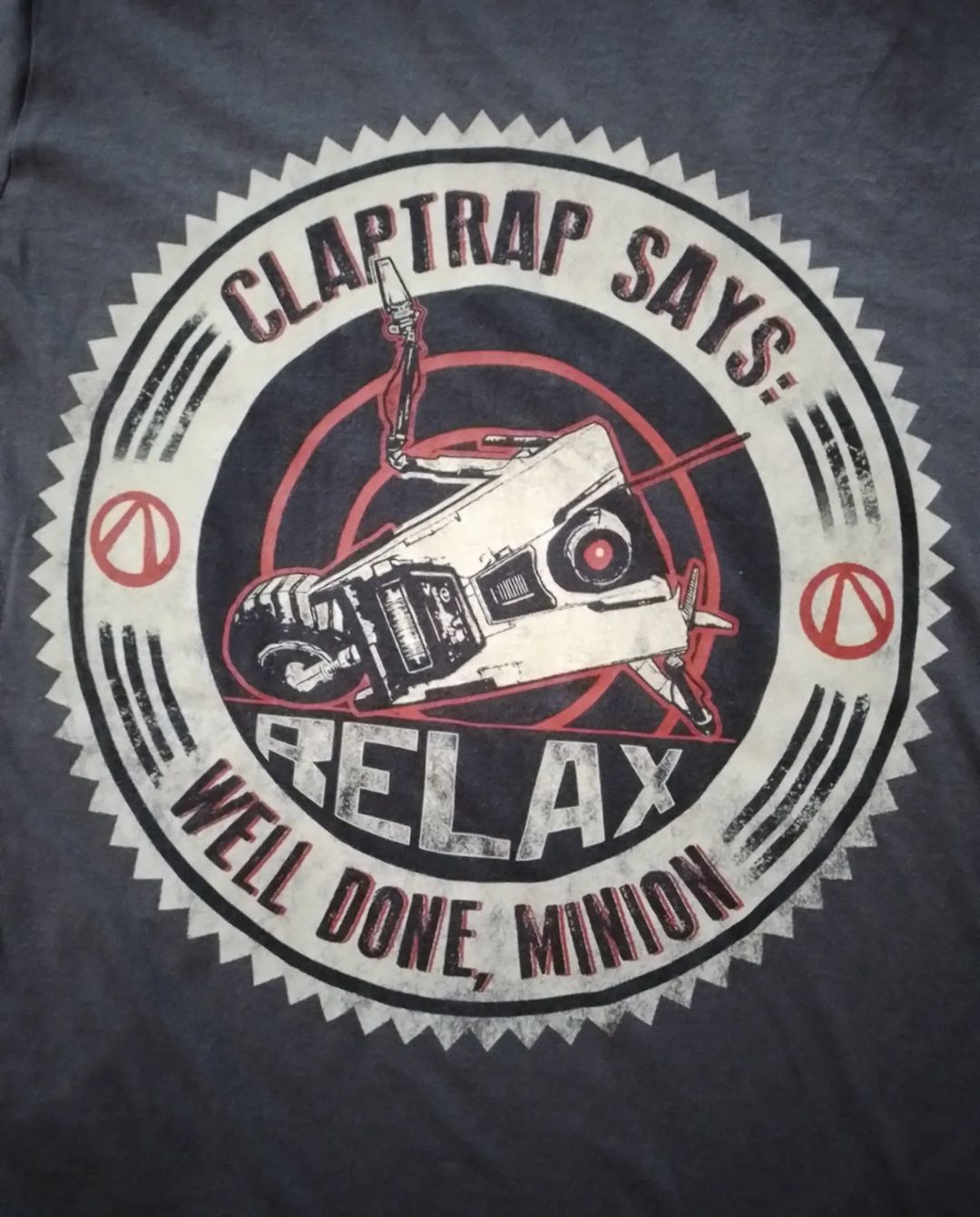 Anime × The Game Borderlands Claptrap Graphic Game Tees Size US M / EU 48-50 / 2 - 2 Thumbnail