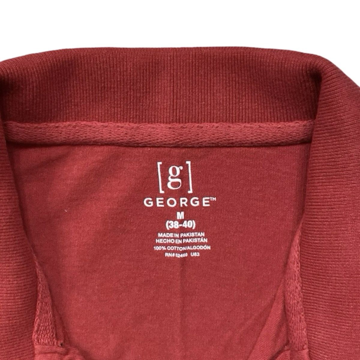 George George Red Polo Shirt Size Medium Size US M / EU 48-50 / 2 - 3 Thumbnail