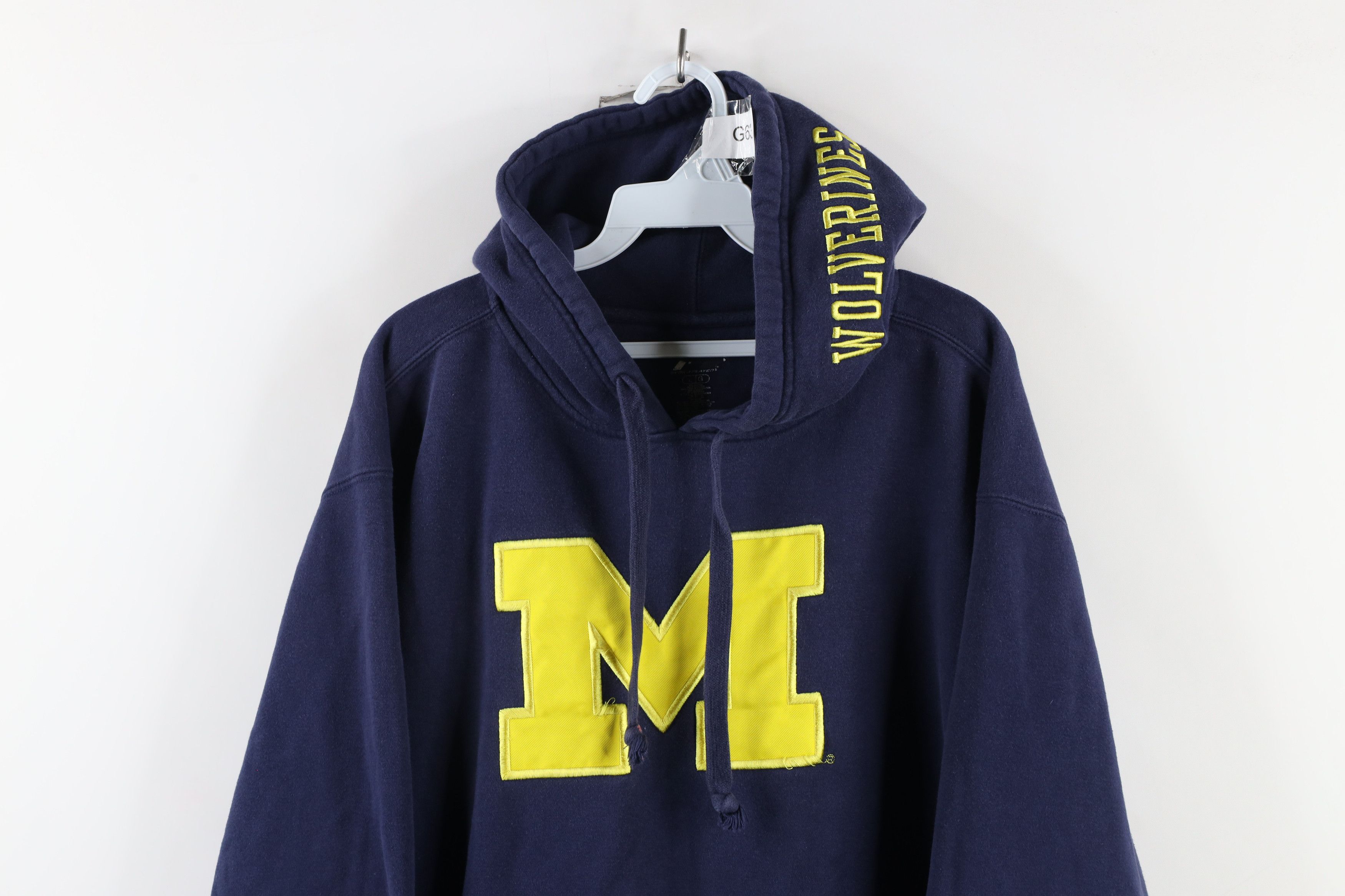 Vintage Vintage Block M University of Michigan Hoodie Sweatshirt Size US L / EU 52-54 / 3 - 2 Thumbnail