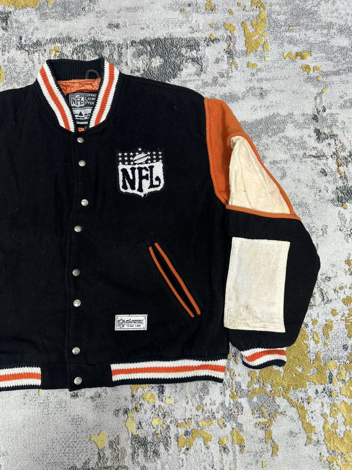 NFL Vintage 90s NFL Cincinnati Bengals Wool Varsity Jacket Size US XL / EU 56 / 4 - 4 Thumbnail