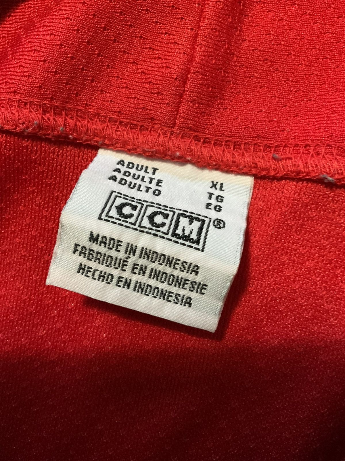 Ccm × NHL × Vintage Vintage CCM Pro Mesh Tie Lace Up NHL ECHL Hockey Jersey Size US XL / EU 56 / 4 - 4 Thumbnail