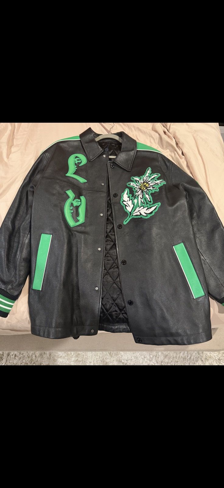 Louis Vuitton Louis Vuitton Virgil Abloh Leather Jacket Size US L / EU 52-54 / 3 - 2 Thumbnail