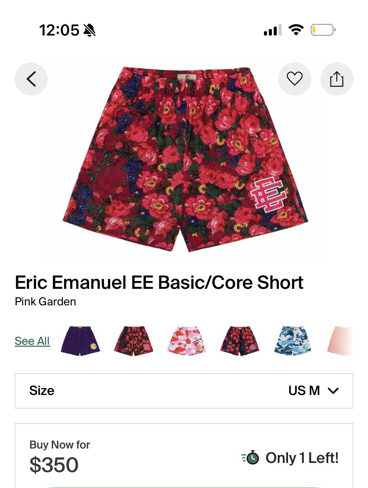 Eric Emanuel Eric Emanuel RARE Pink Garden Size US 32 / EU 48 - 7 Thumbnail