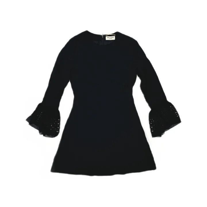 Saint Laurent Paris Yves Saint Laurent Black Dress for Women -2507 Size S / US 4 / IT 40 - 1 Thumbnail