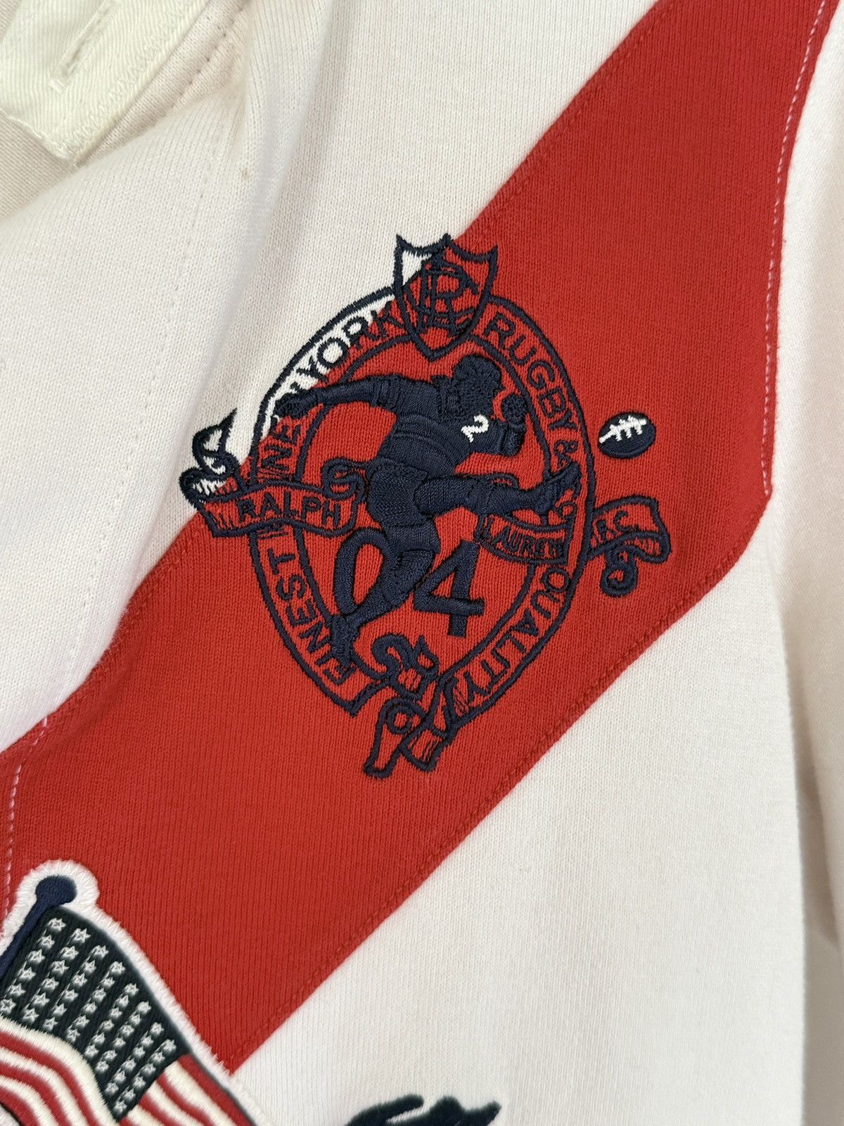 Polo Ralph Lauren RARE Polo Ralph Lauren Rugby Polo Sweater Size US M / EU 48-50 / 2 - 3 Thumbnail