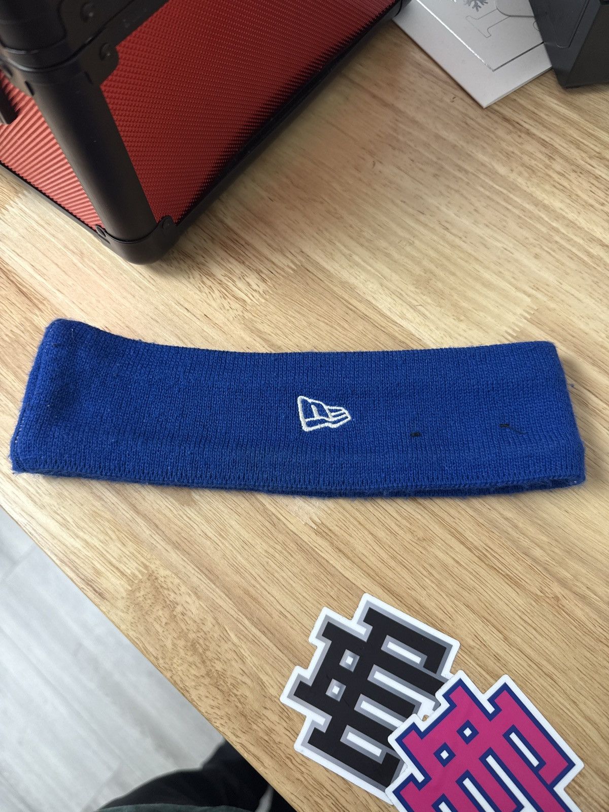 Supreme Supreme New Era Blue Sweatband Size ONE SIZE - 2 Thumbnail
