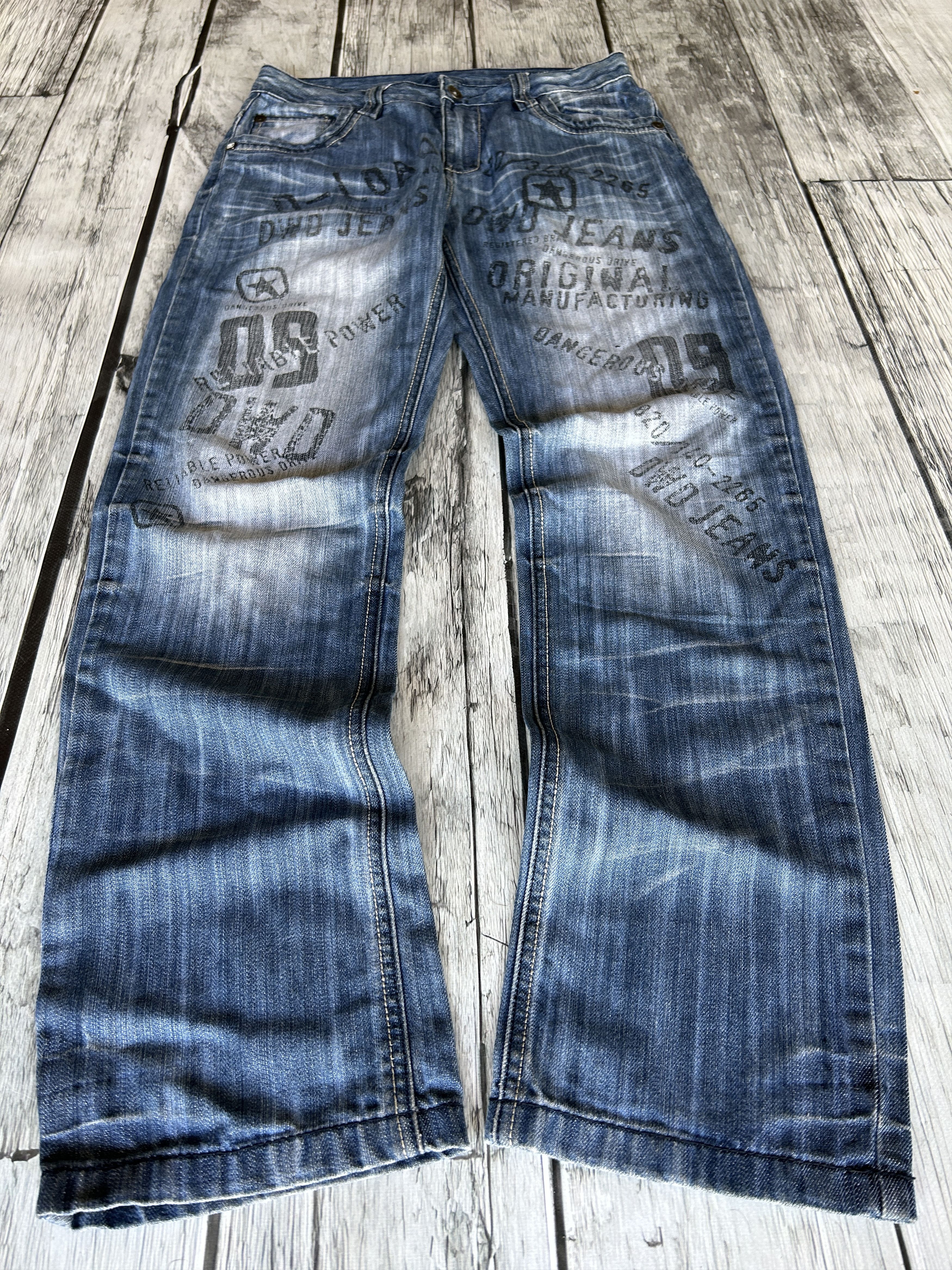 Hysteric Glamour × Japanese Brand Vintage Rick Owens Junya Watanabe Style Distressed Jeans Size US 32 / EU 48 - 2 Thumbnail