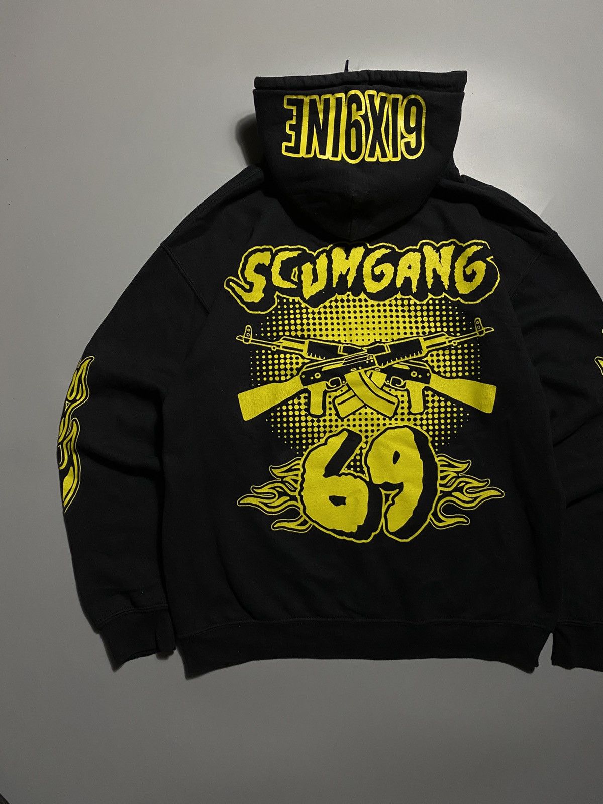 Vintage Tekashi 6ix9ine Scum Gang rare hoodie music Size US M / EU 48-50 / 2 - 4 Thumbnail