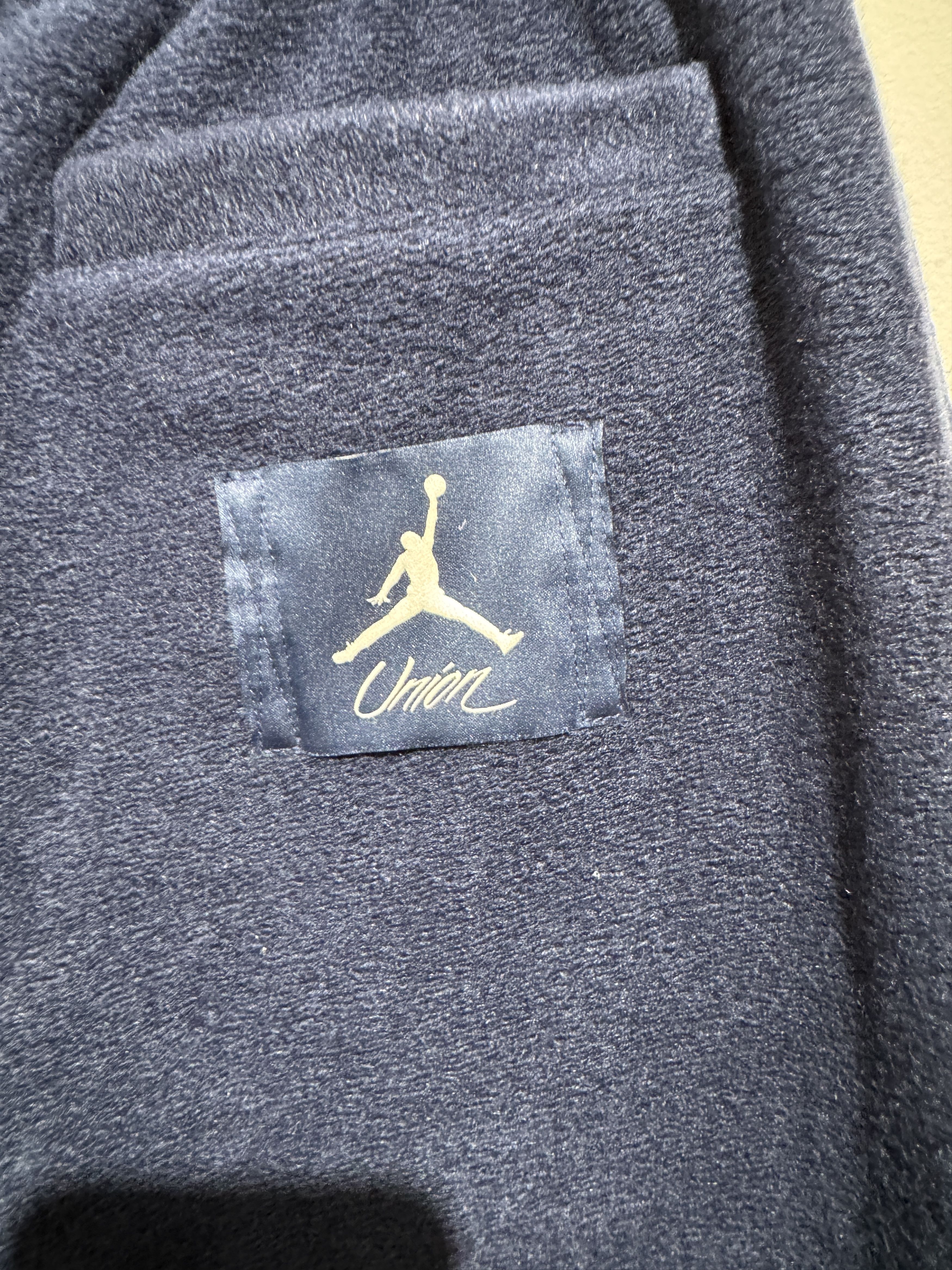 Jordan Brand × Union LA Jordan x Union LA Fleece Pants – Navy Blue, Standard Fit Size US 32 / EU 48 - 8 Thumbnail