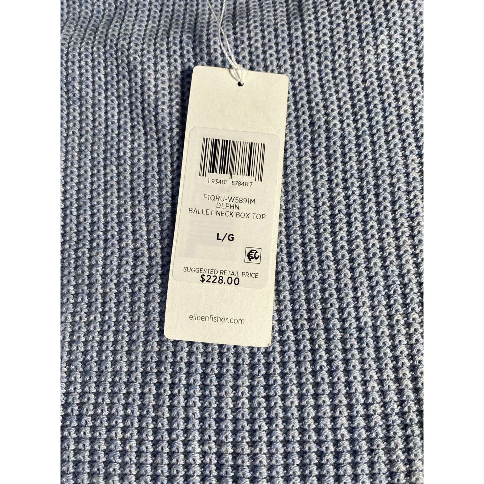 Eileen Fisher NWT Eileen Fisher Delphine Ballet Neck Side Slit Sweater L Size L / US 10 / IT 46 - 4 Thumbnail