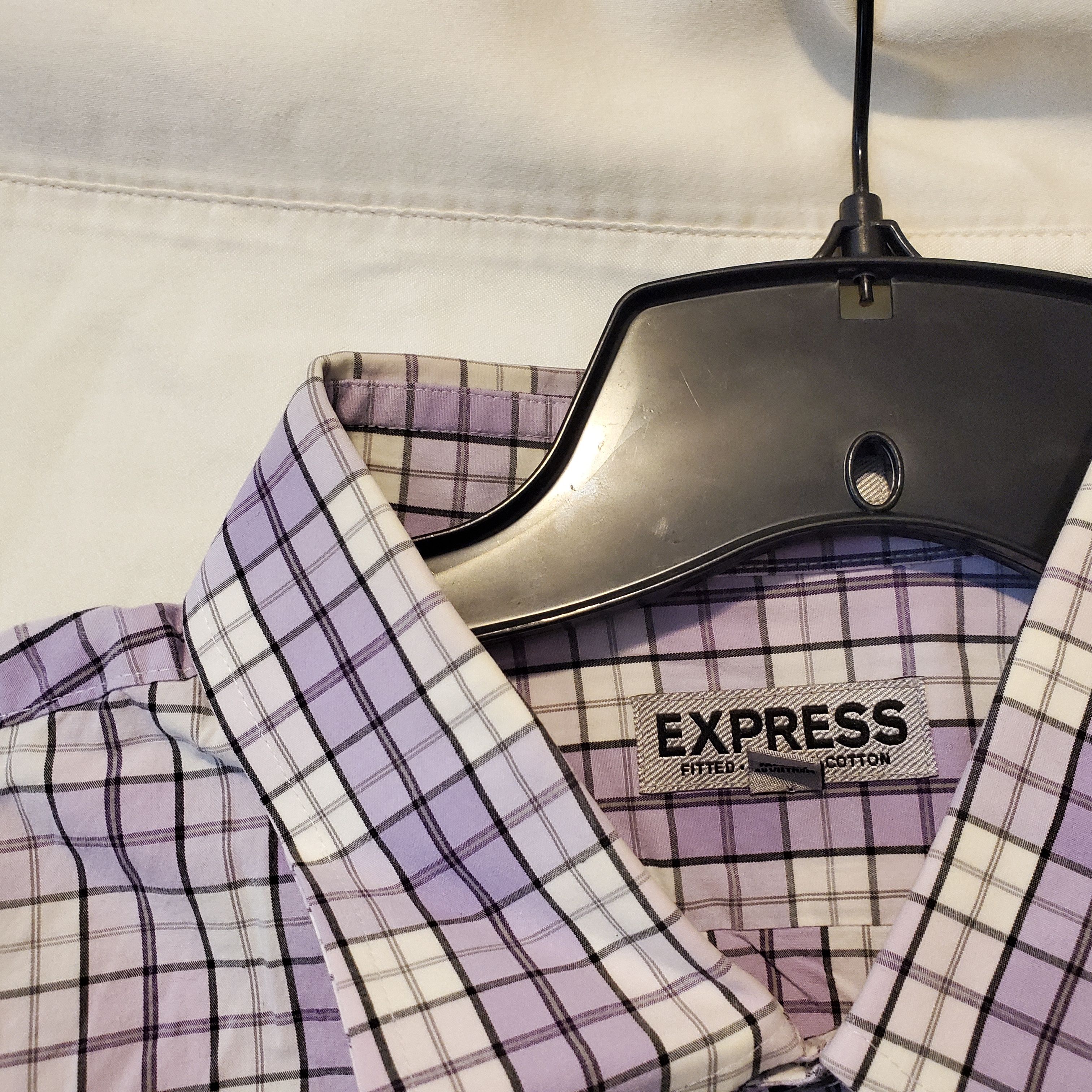Express Express Men's XL Fitted Button shirt Size US XL / EU 56 / 4 - 3 Thumbnail
