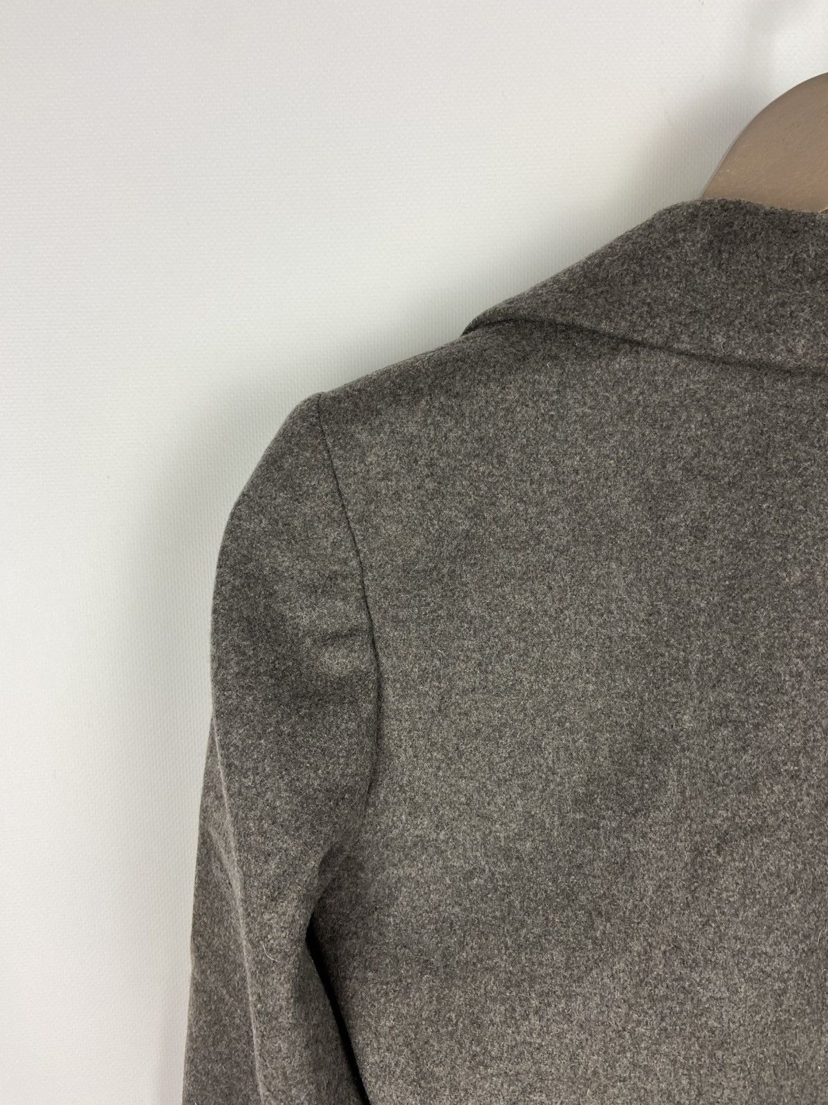 Designer × Haider Ackermann HAIDER ACKERMANN Asymmetrical Wool Gray Women Blazer Jacket Size XS / US 0-2 / IT 36-38 - 16 Thumbnail