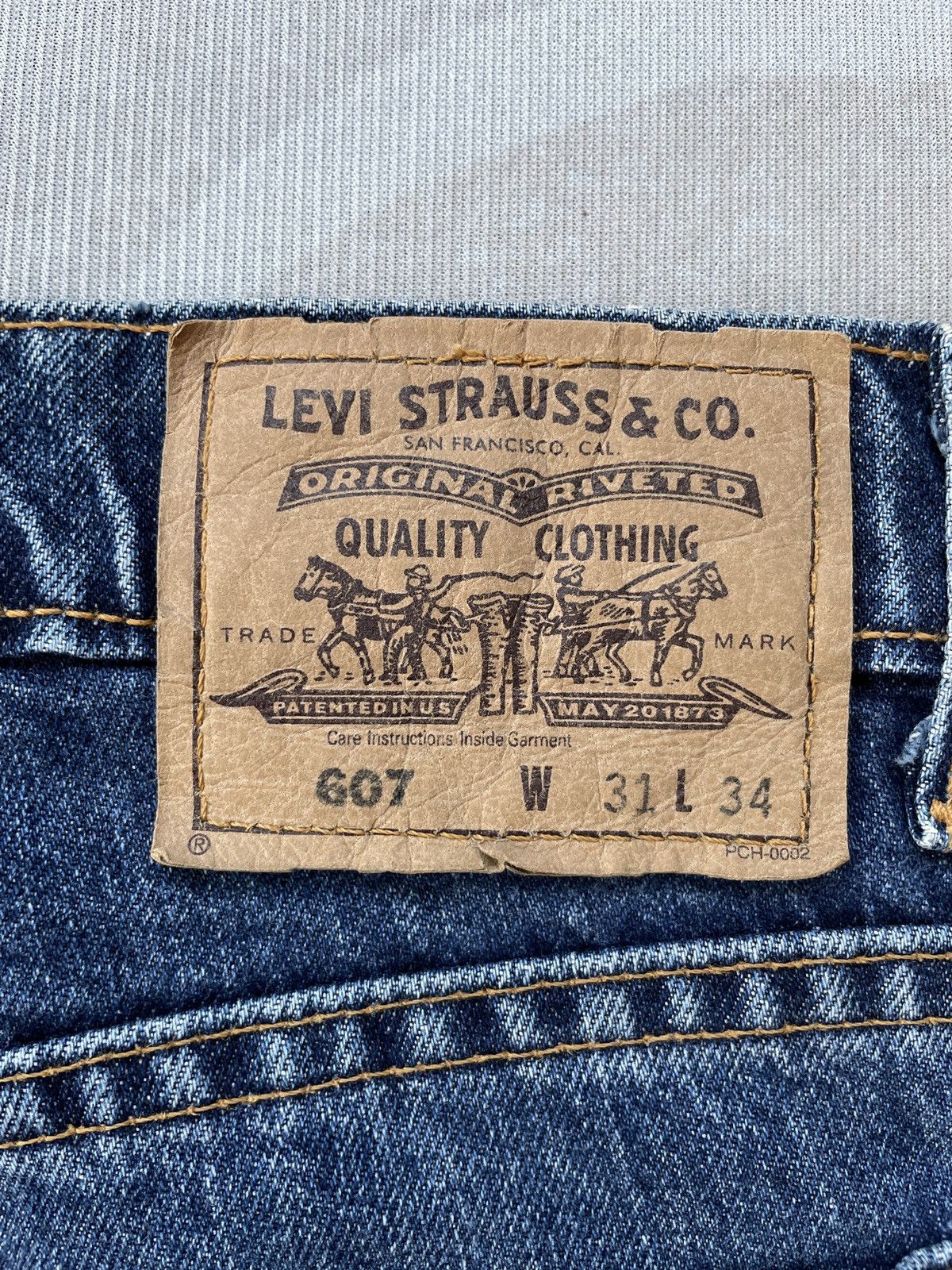 Levi's Vintage Levis 607 (LG117) Size US 30 / EU 46 - 10 Thumbnail