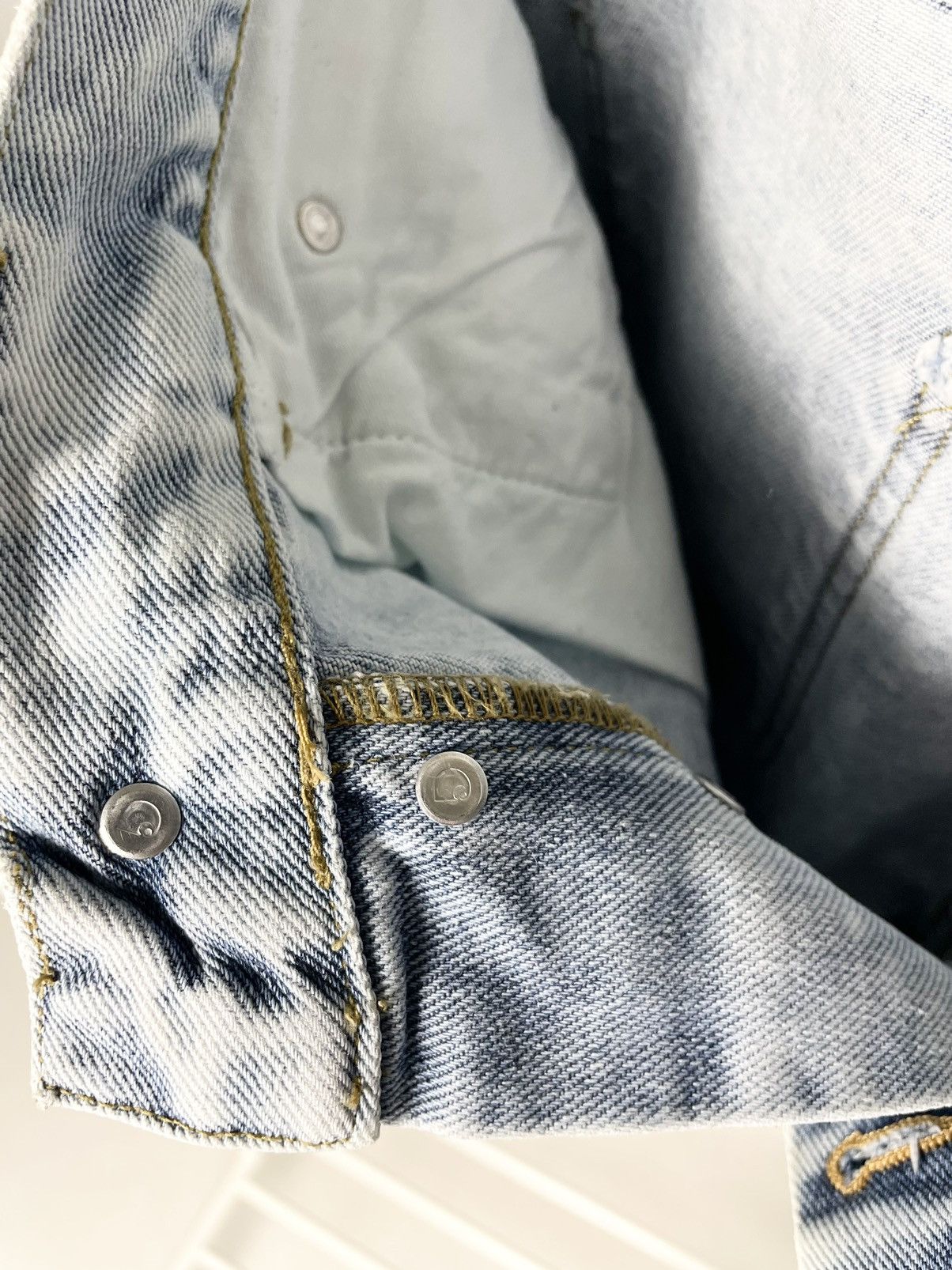 Carhartt Carhartt Newel Pant Vintage Light Blue Denim Jeans Size US 30 / EU 46 - 13 Thumbnail