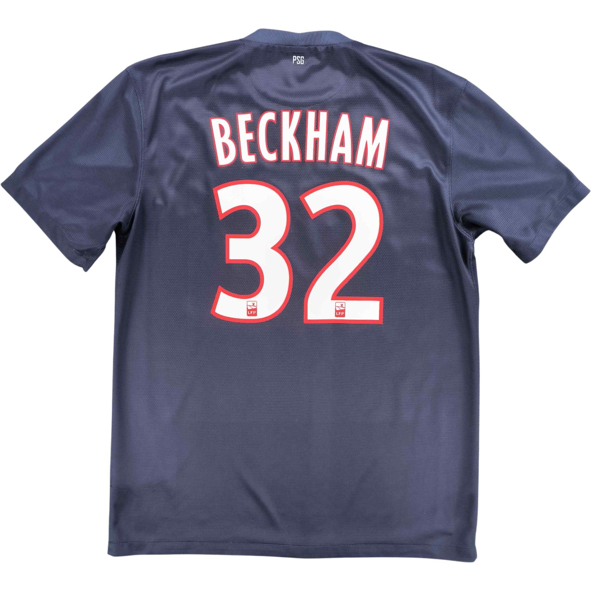 PSG Paris Saint-Germain 12-13 home Beckham football jersey M
