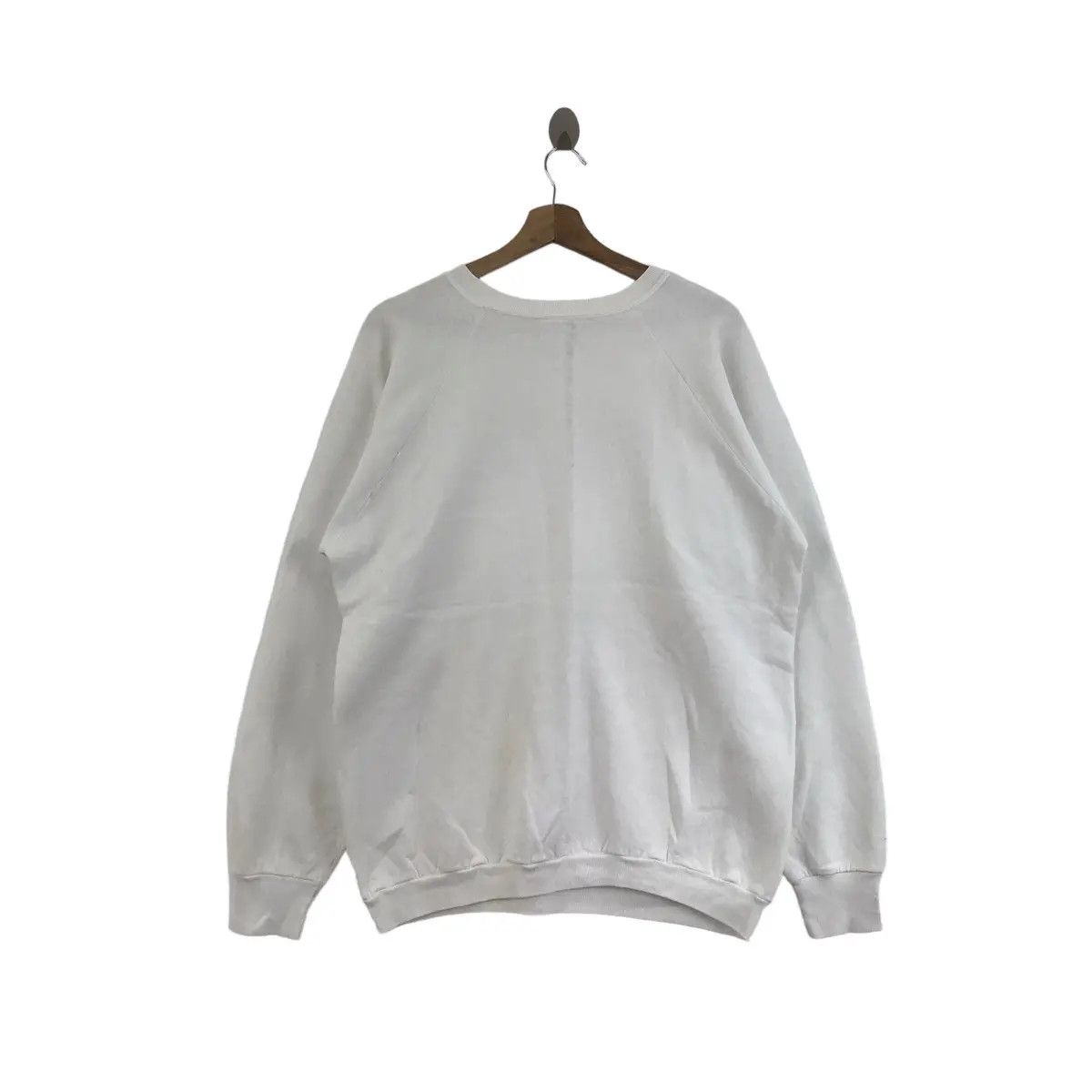 Vintage Vtg 80s MOBIL 1 Racing Team Formula One F1 White Sweatshirt Size US XL / EU 56 / 4 - 3 Thumbnail