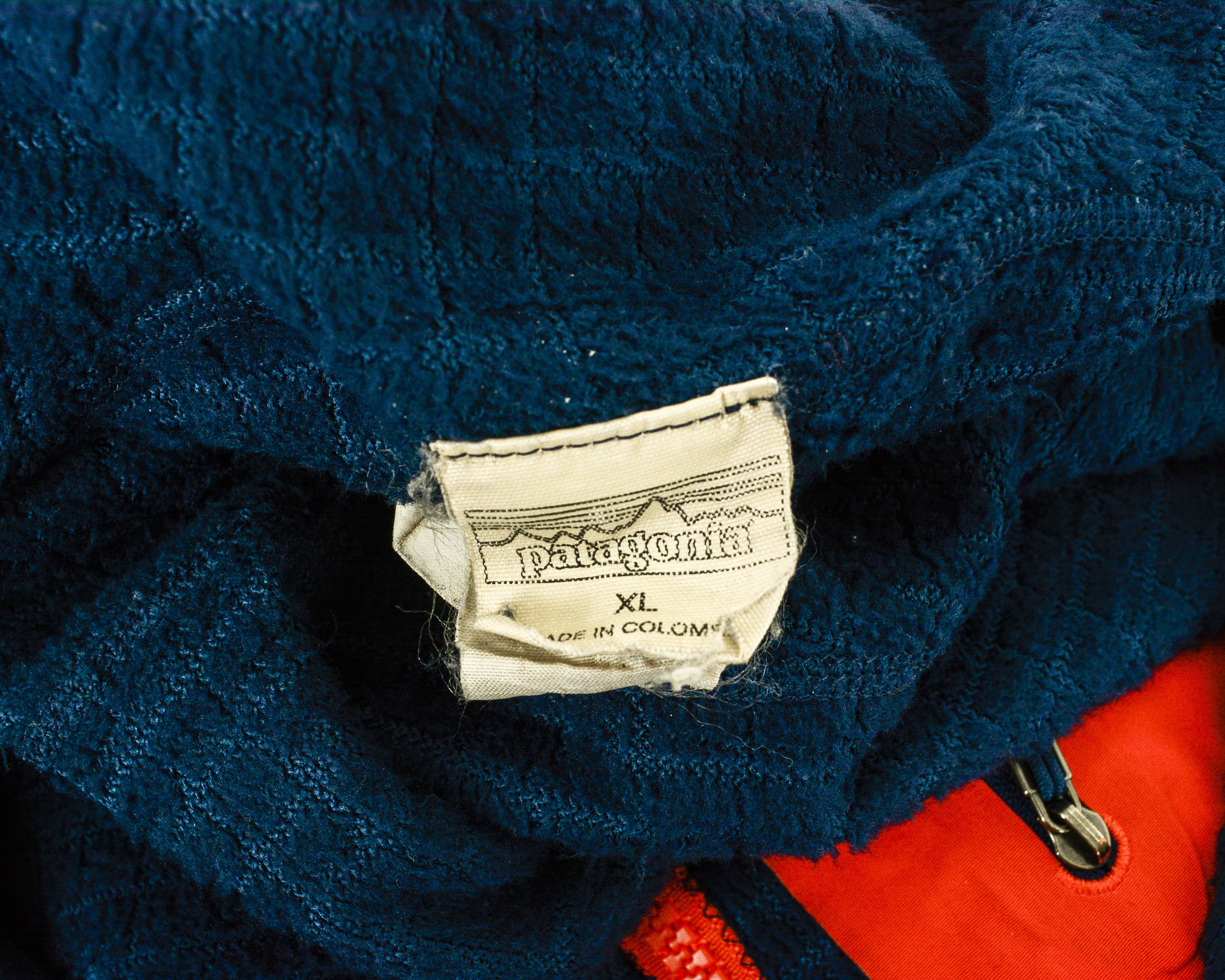 Patagonia × Vintage Fleece Hoodie XL full zip jacket jumper sweatshirt hooded Size US XL / EU 56 / 4 - 7 Thumbnail